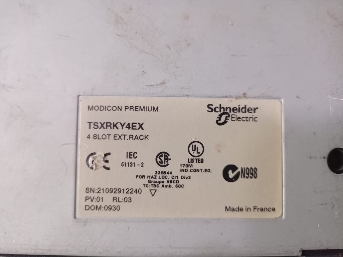 Schneider Electric 4-SLOT Schneider Electric Modicon Premium TSXRKY4EX 4-Slot Ext Rack 2
