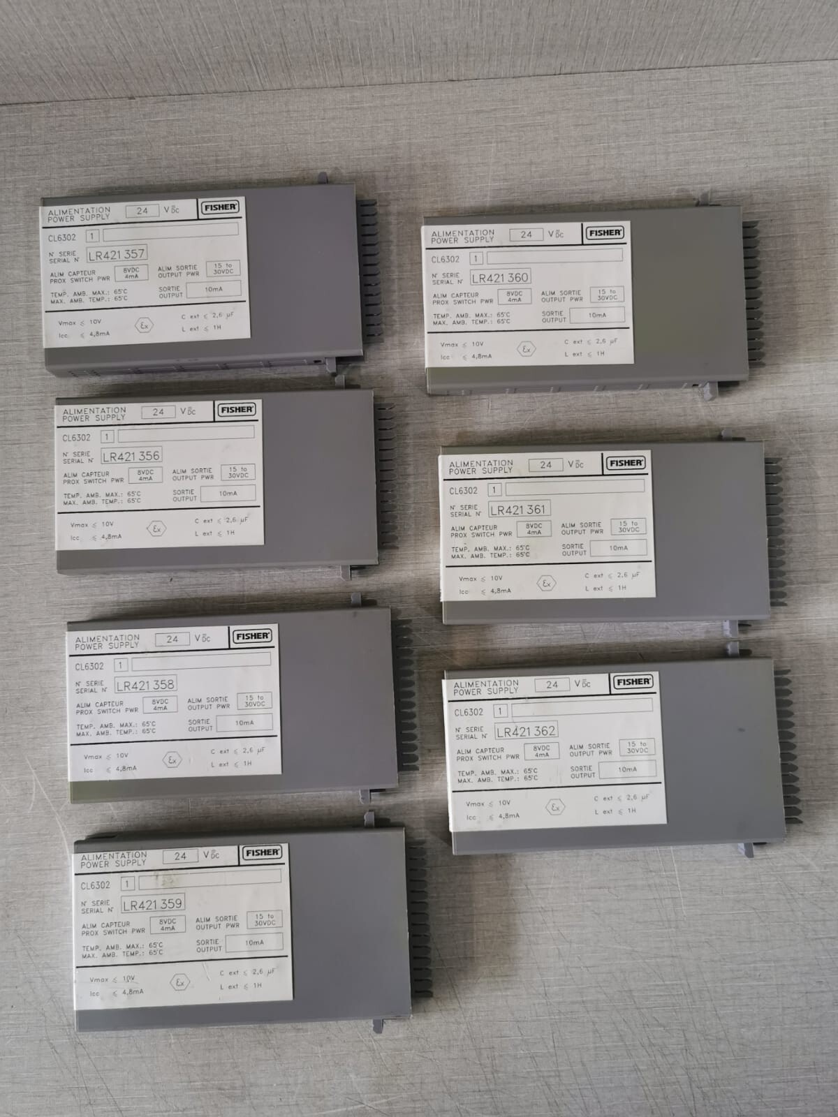 Fisher CL6302 FISHER CL6302 Namur Proximity Switch / Alimentation Power Supply 2
