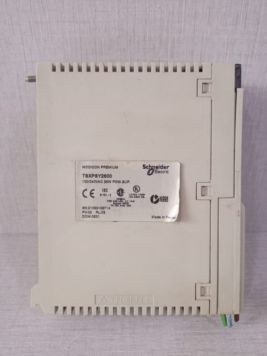Schneider Electric TSXPSY2600 SCHNEIDER ELECTRIC TSXPSY2600 MODICON PREMIUM POWER SUPPLY 4