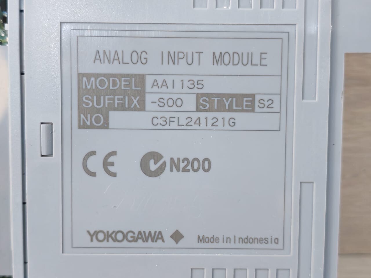 Yokogawa AAI135-S00 YOKOGAWA AAI135-S00 S2 ANALOG INPUT MODULE 3