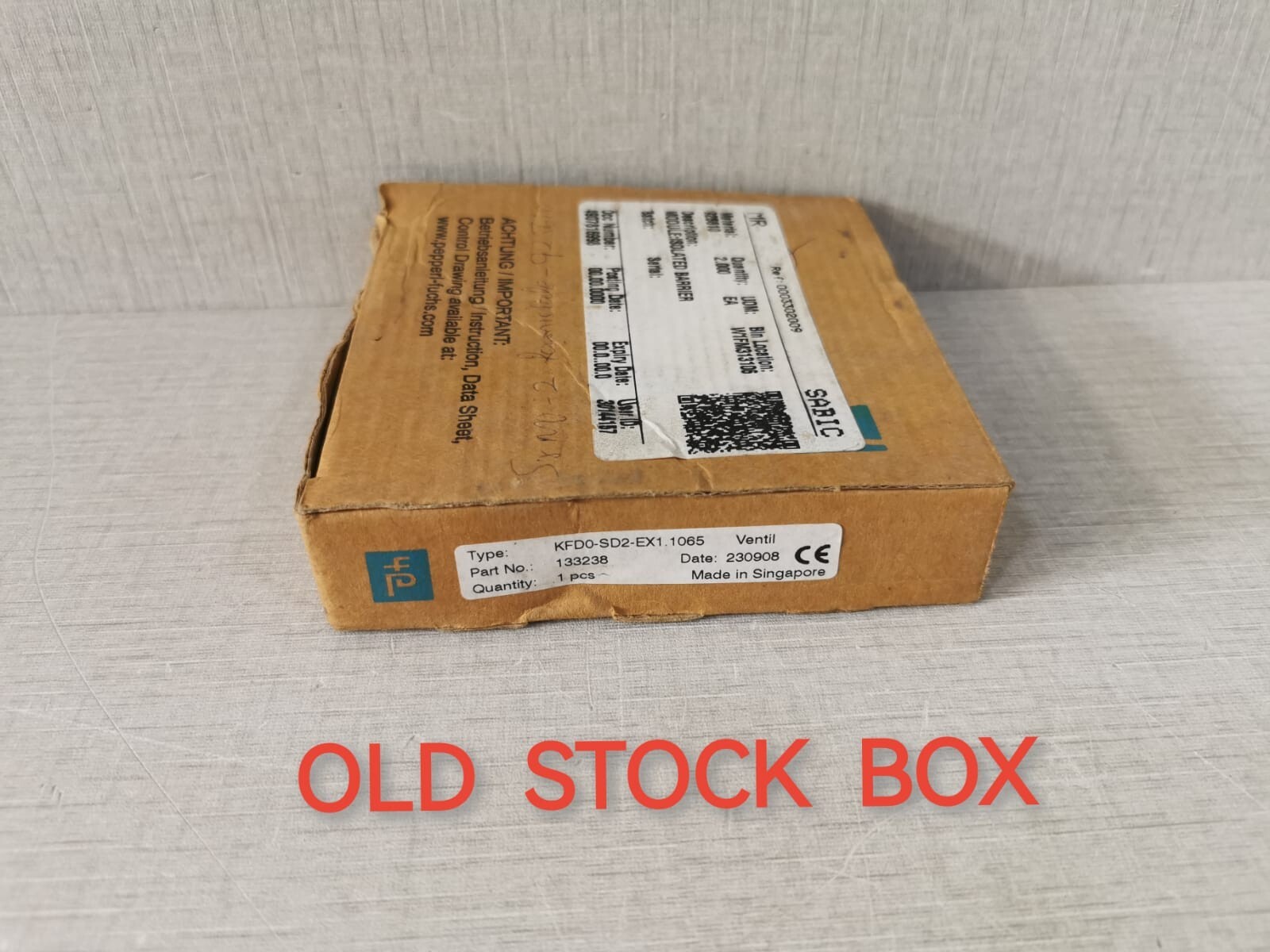 Pepperl+Fuchs KFD0-SD2-EX1.1065 PEPPERL+FUCHS KFD0-SD2-Ex1.1065 SOLENOID DRIVER 133238 10