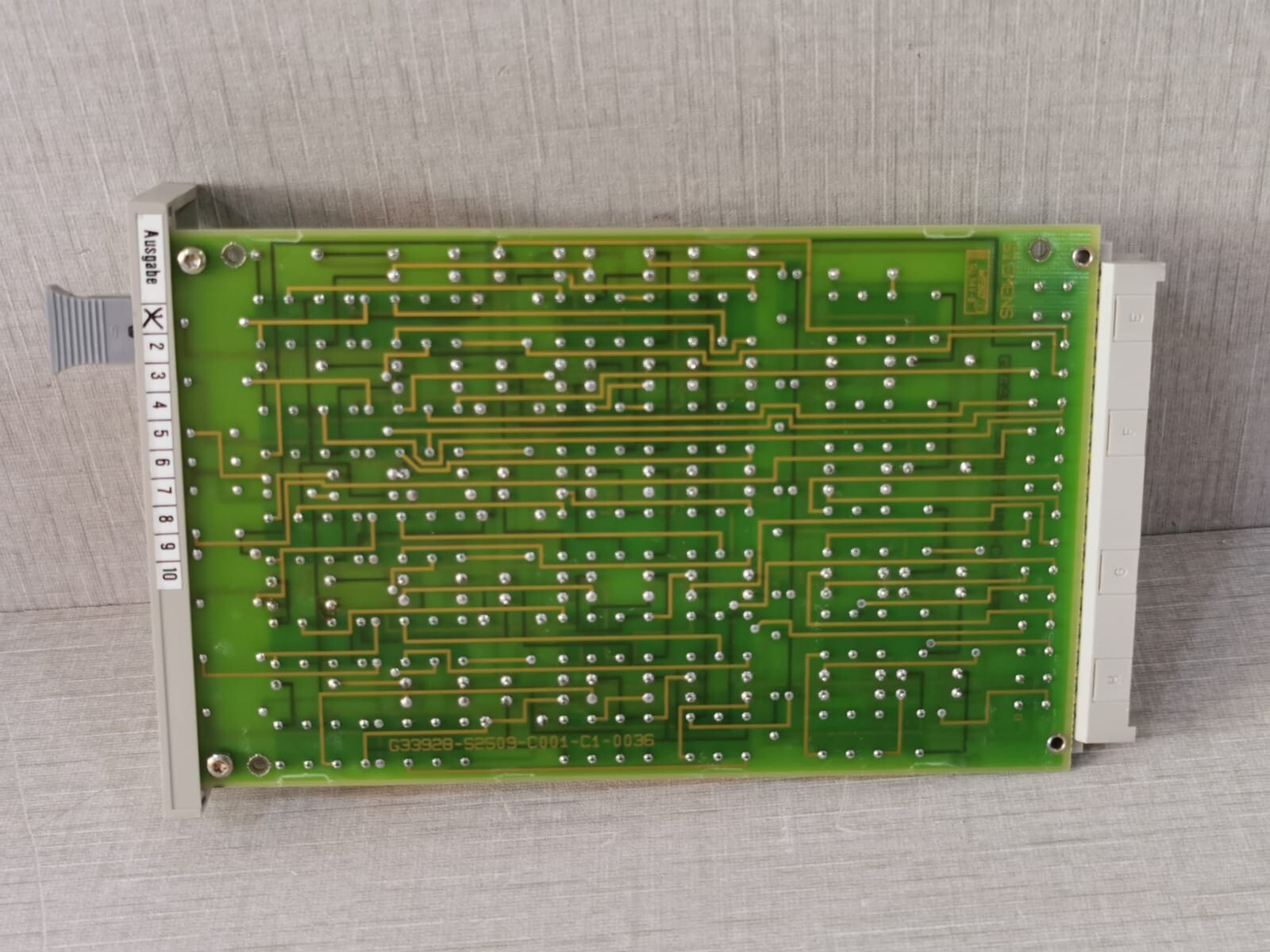 Siemens G33928-S2509-C001-C1-0036 SIEMENS 8RM3071-1CA PCB CARD G33928-S2509-C001-C1-0036 9