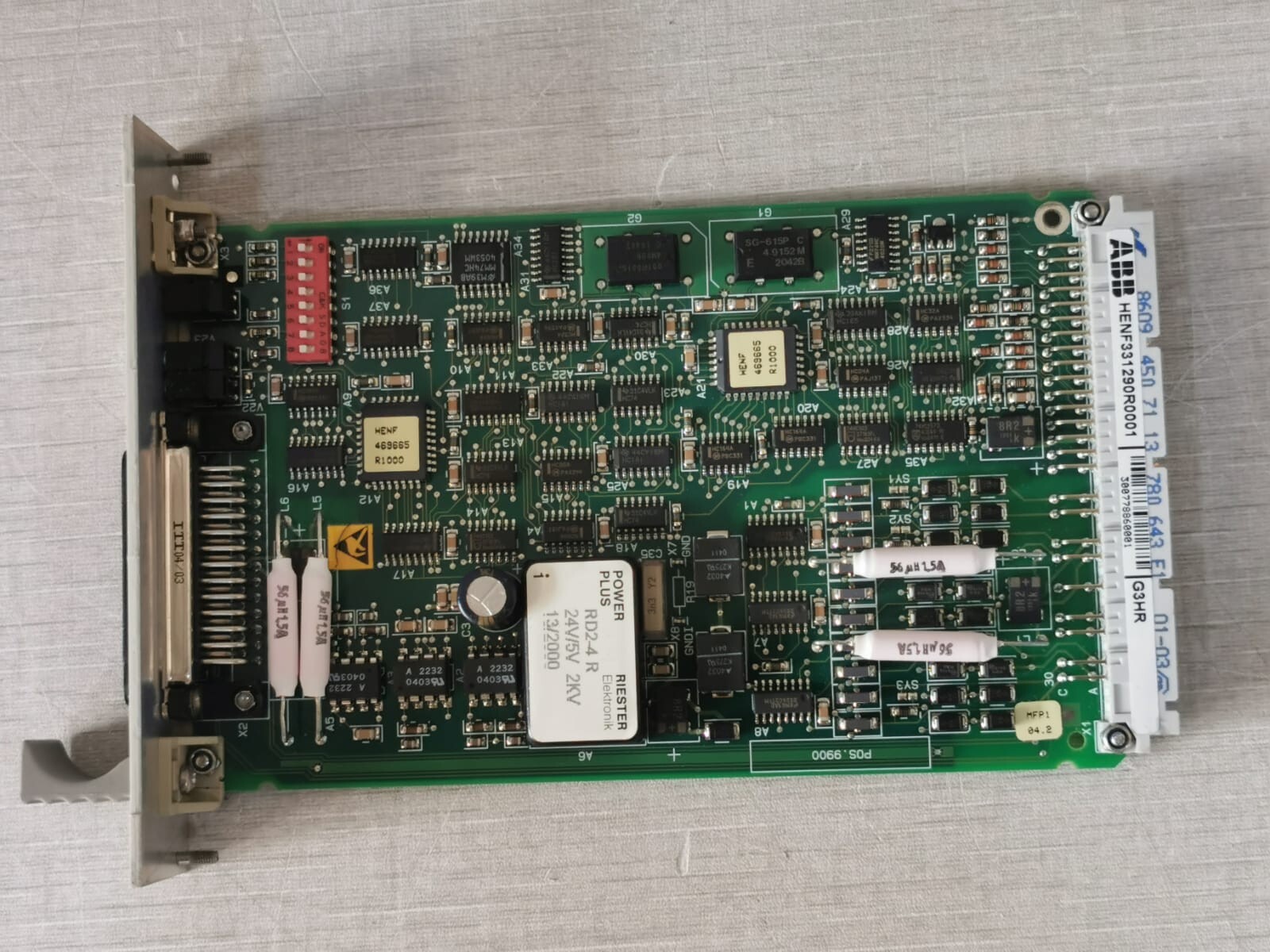 ABB RS-422 ABB RS-422/V.11 HENF331290R0001 G3HR PCB CARD 3