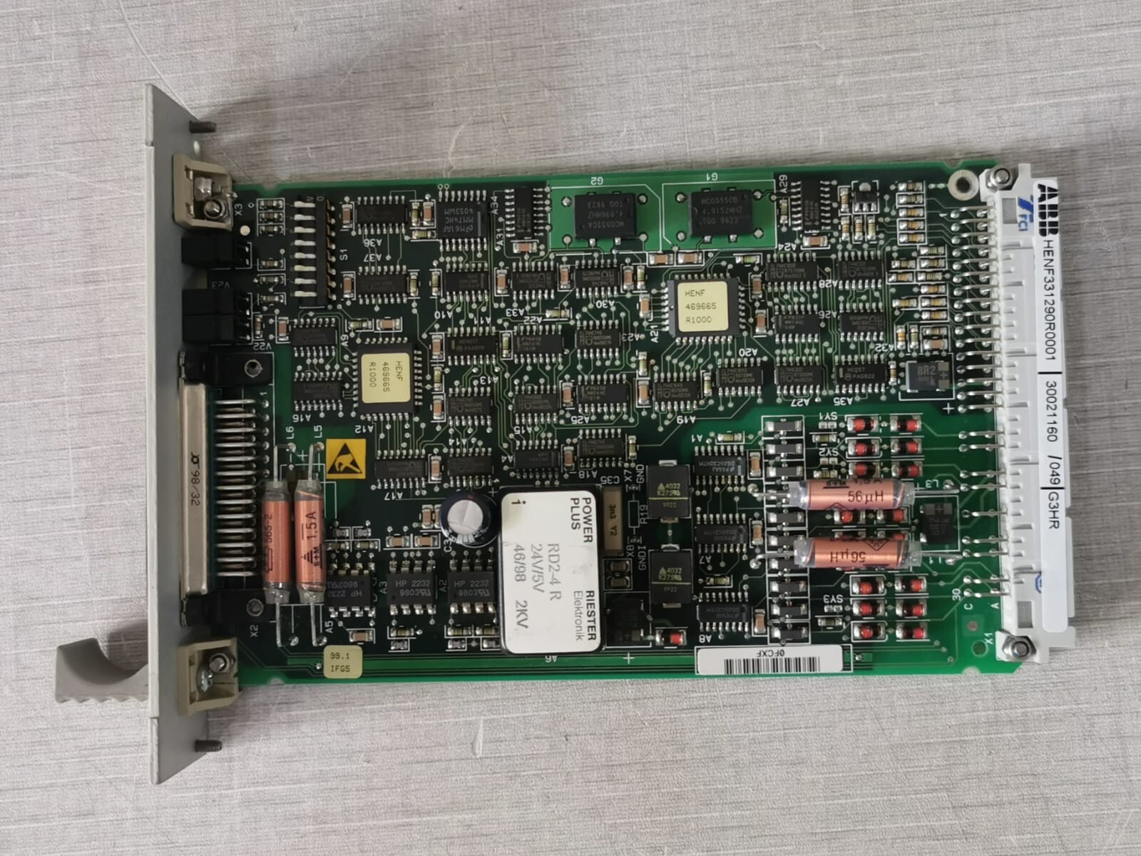 ABB RS-422 ABB RS-422/V.11 HENF331290R0001 G3HR PCB CARD 4