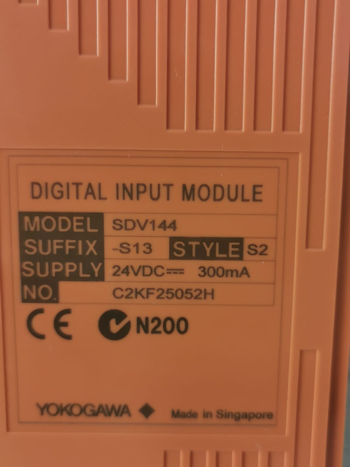 Yokogawa SDV144-S13 SDV144 YOKOGAWA SDV144-S13 STYLE S2 DIGITAL INPUT MODULE 4