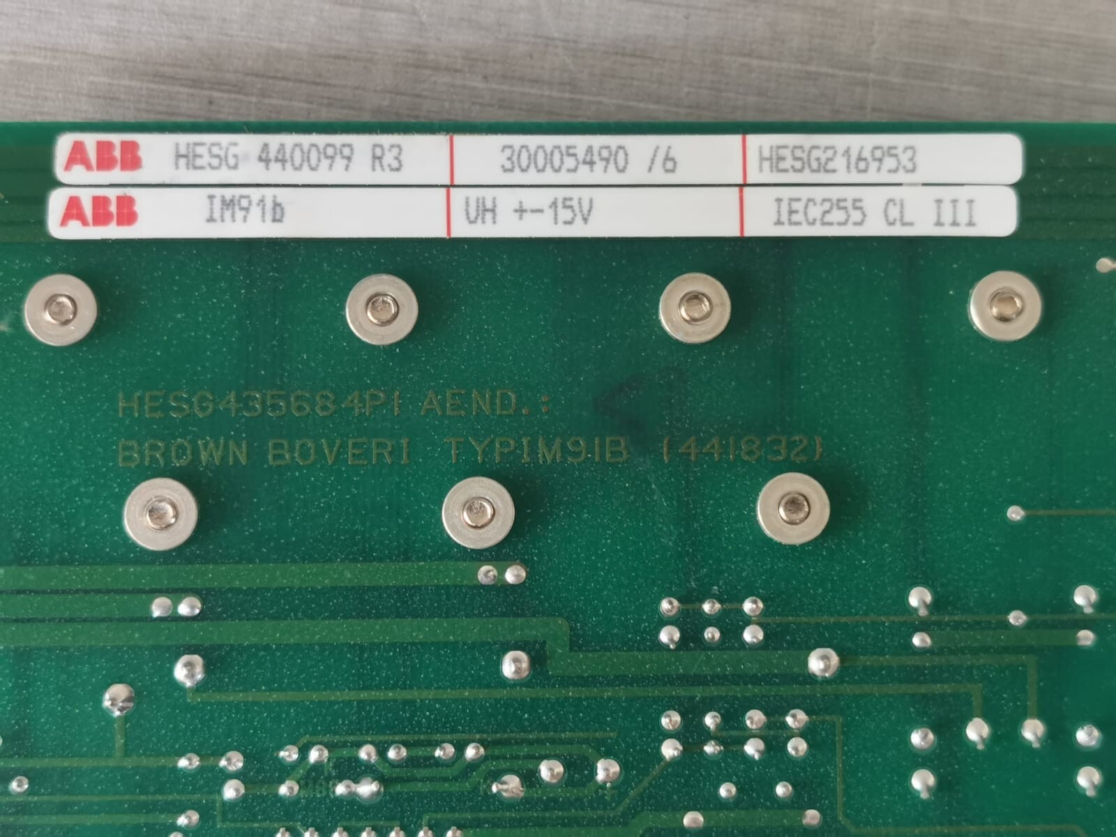 ABB IM91/IM91B ABB IM91/IM91B PCB MODULE CARD 7