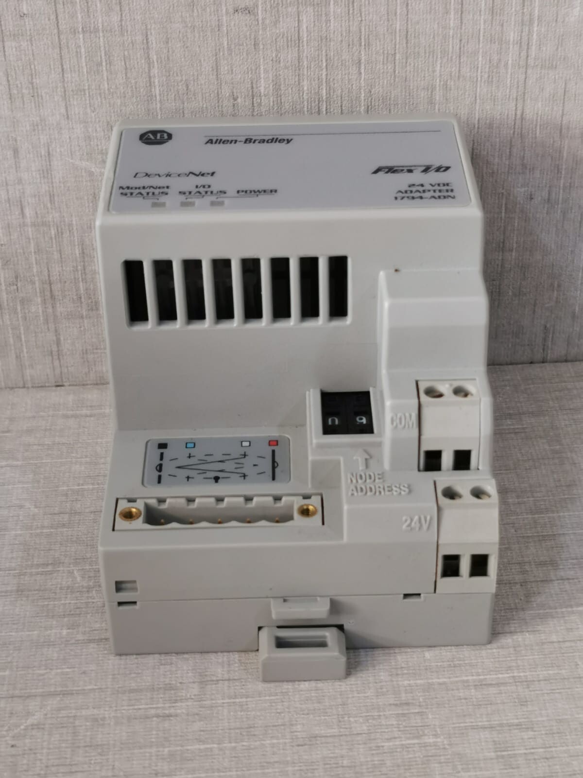 Rockwell Automation 1794-ADN Allen Bradley 1794-ADN FLEX I/O DeviceNet Adapter PN-90463 4