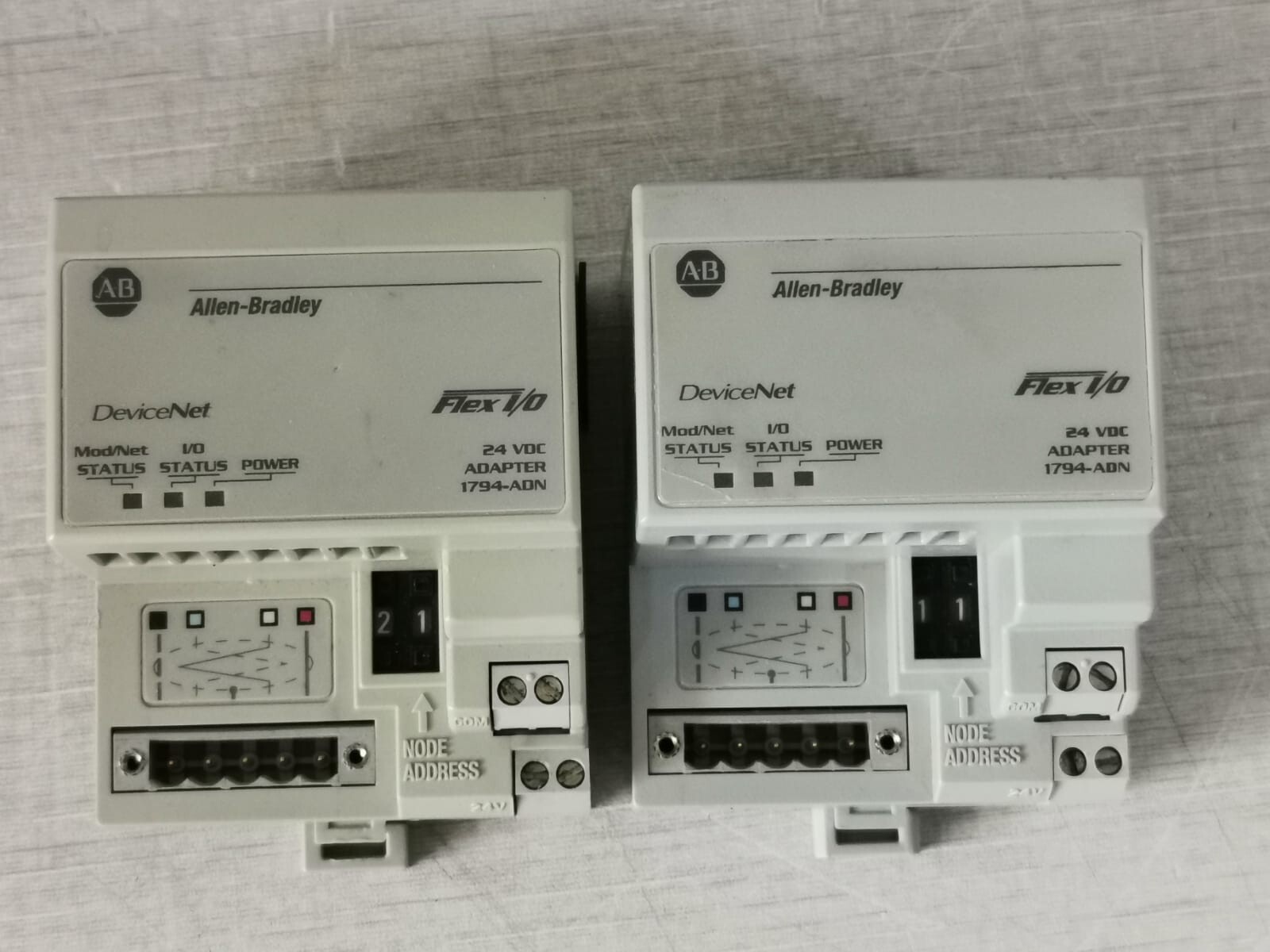 Rockwell Automation 1794-ADN Allen Bradley 1794-ADN FLEX I/O DeviceNet Adapter P/n: 96265075/96265078 2