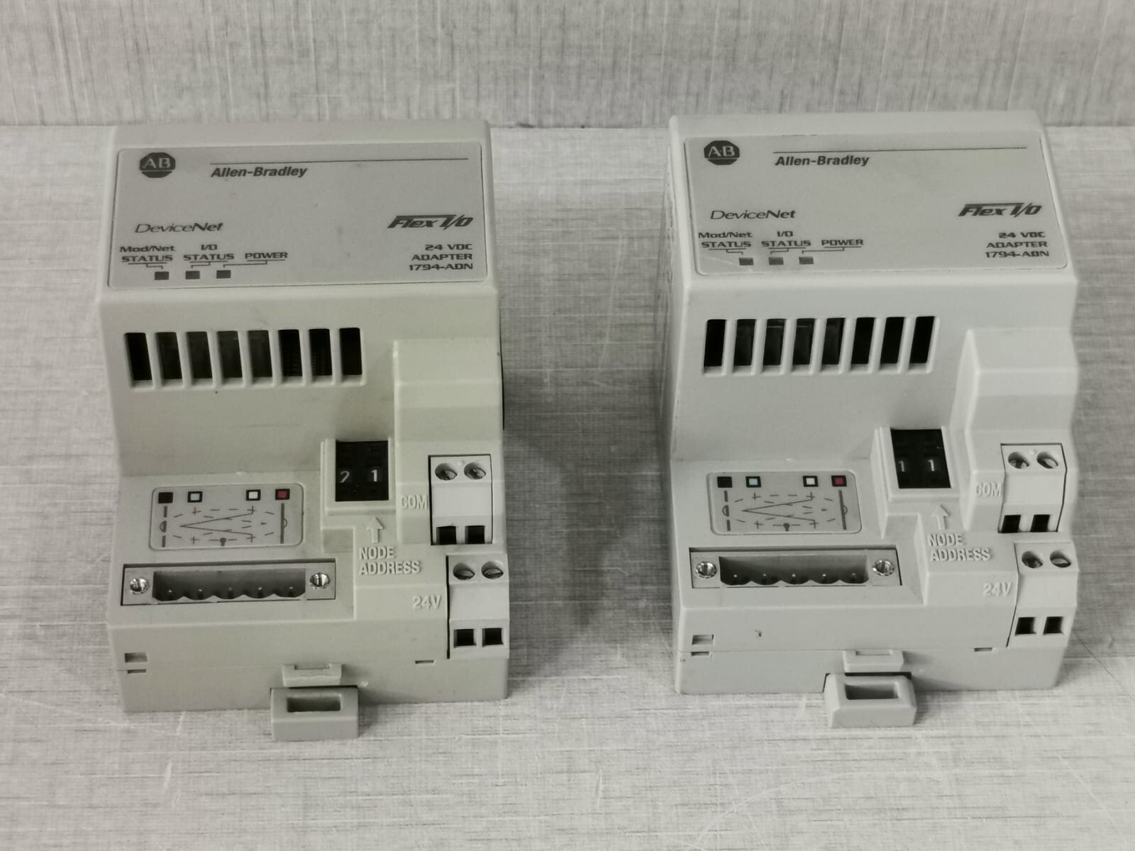 Rockwell Automation 1794-ADN Allen Bradley 1794-ADN FLEX I/O DeviceNet Adapter P/n: 96265075/96265078 5