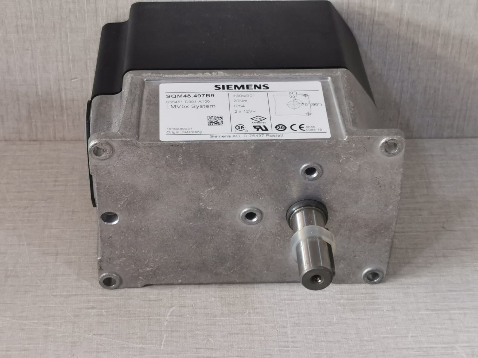 Siemens SQM48.497B9 SIEMENS SQM48.497B9 Servo Motor Actuator S55451-D301-A100 4