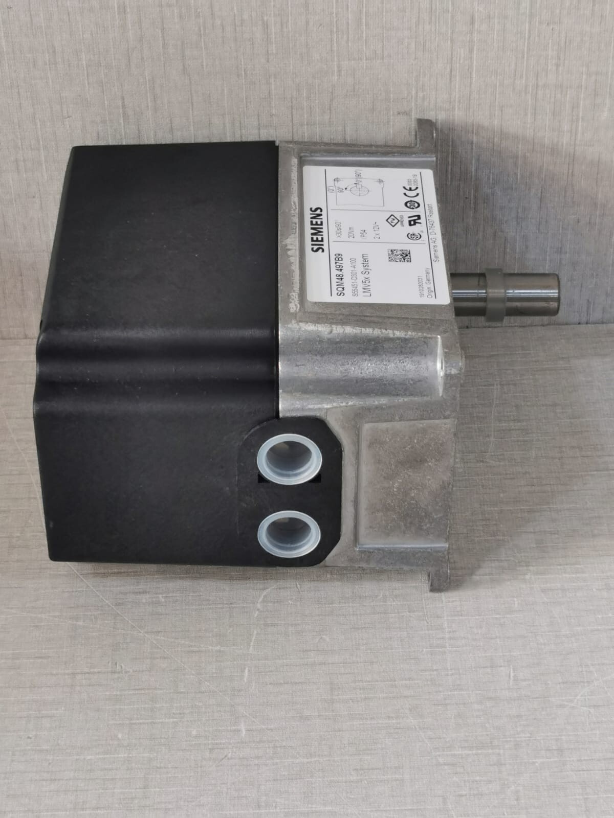 Siemens SQM48.497B9 SIEMENS SQM48.497B9 Servo Motor Actuator S55451-D301-A100 7