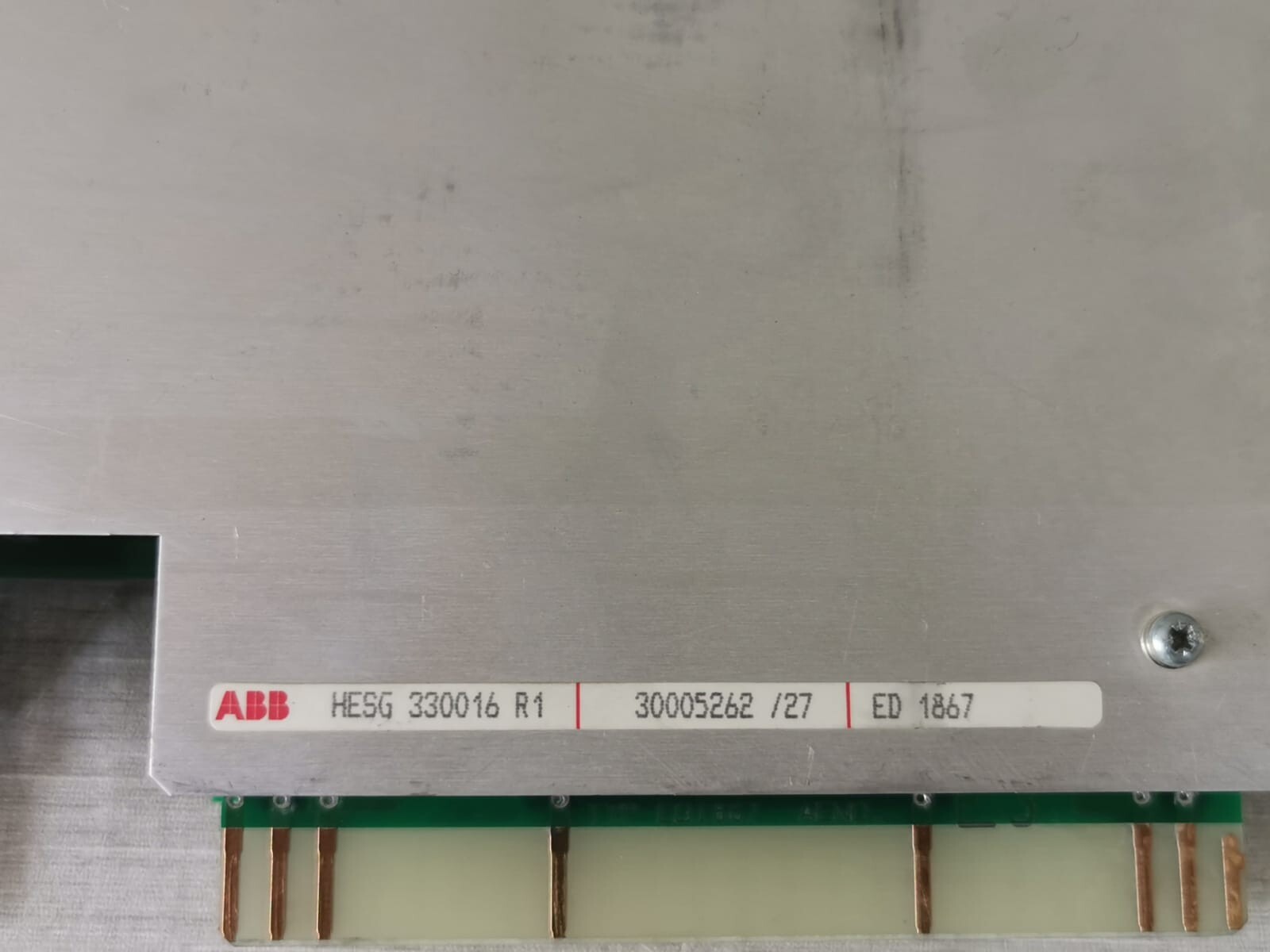 ABB ED1867 ABB ED1867 HESG330016R1 PCB BOARD Input Voltage 220V 2
