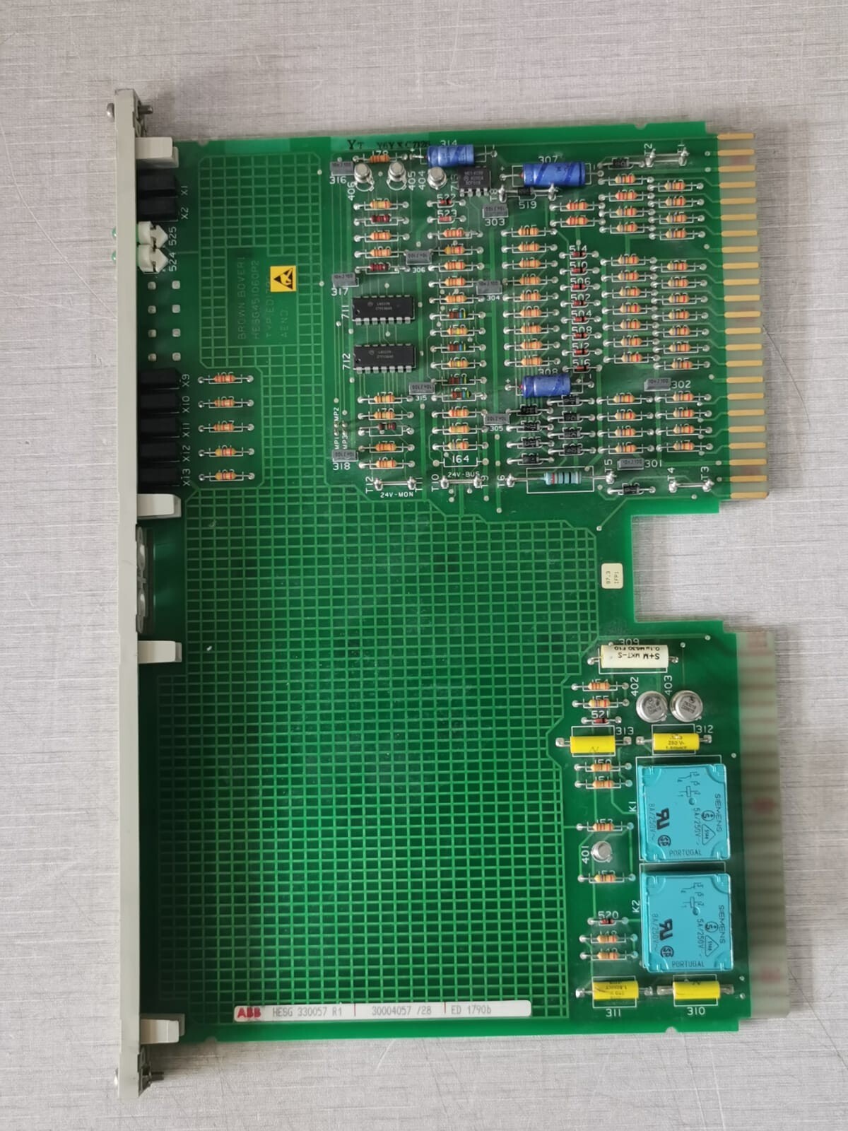 ABB ED1790/ED1790B ABB ED1790/ED1790b HESG330057R1 PCB BOARD SCREENING PRINT MODULE 3