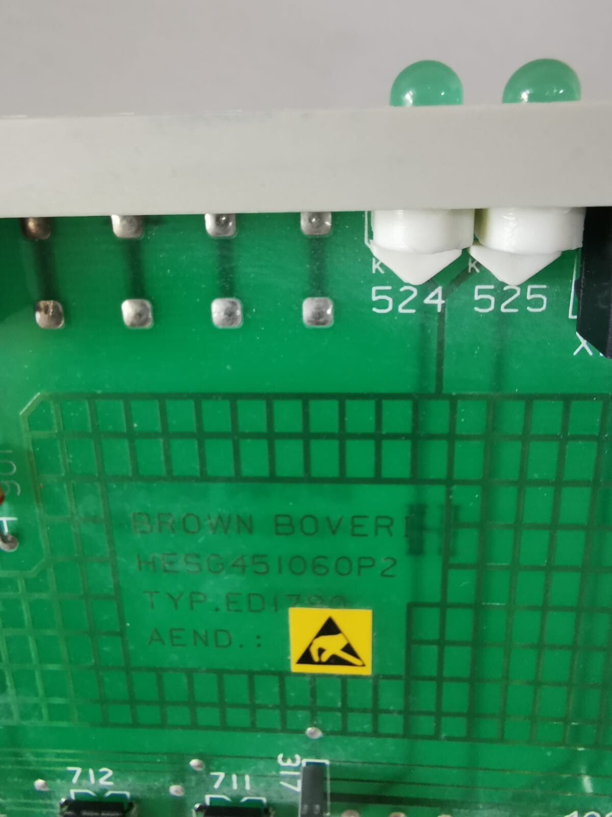 ABB ED1790/ED1790B ABB ED1790/ED1790b HESG330057R1 PCB BOARD SCREENING PRINT MODULE 10