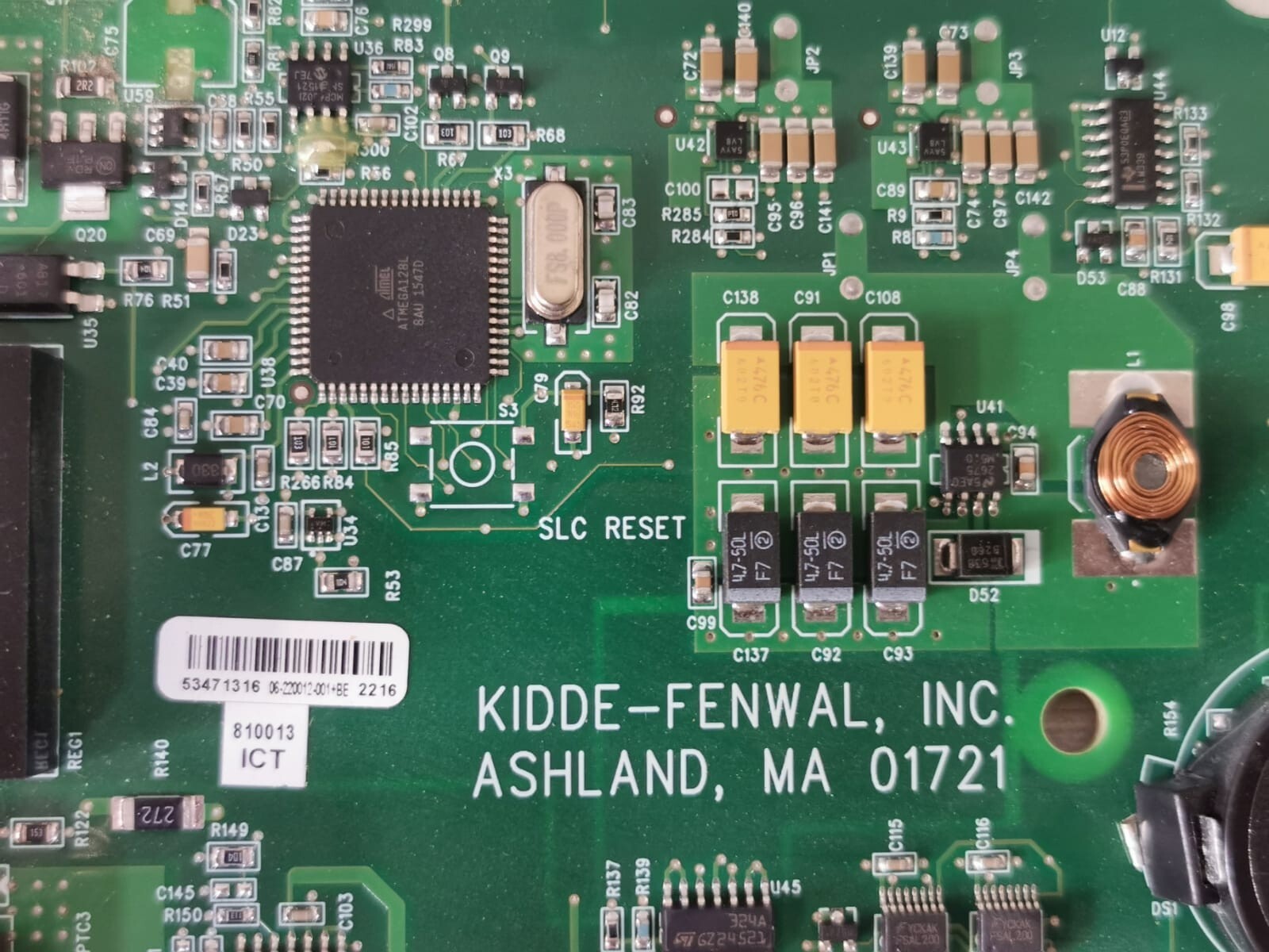 KIDDE-FENWAL KIDDE-FENWAL KIDDE-FENWAL 06-220012-001 MAIN PCB BOARD 2