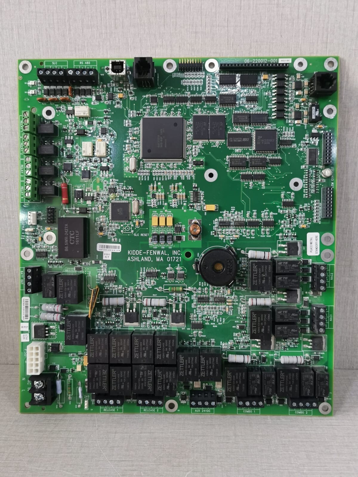 KIDDE-FENWAL 06-220012-001 MAIN PCB BOARD