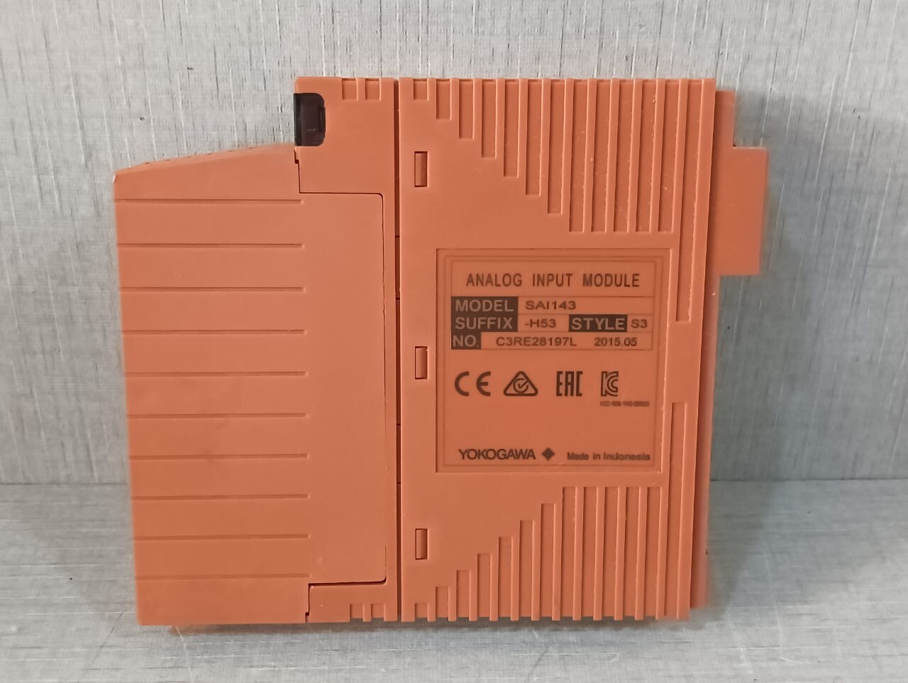 Yokogawa SAI143-H53 SAI143 YOKOGAWA SAI143-H53 STYLE S3 ANALOG INPUT MODULE W/ STA4S-10 S1 CONNECTOR 6