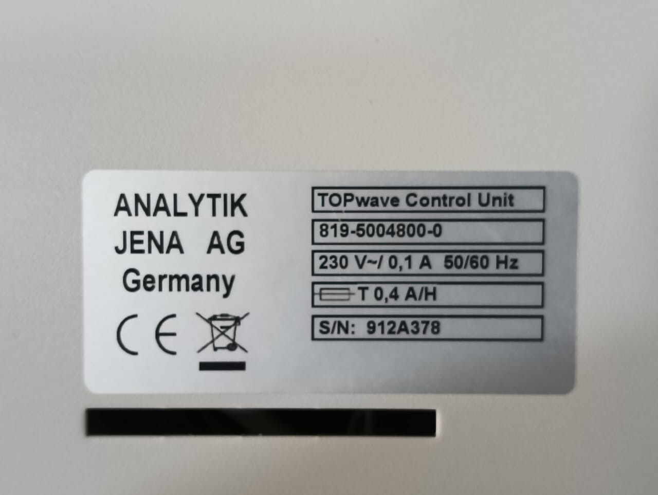 819-5004800-0 819-5004800-0 SAMPLE PREPARATION SYSTEM 6
