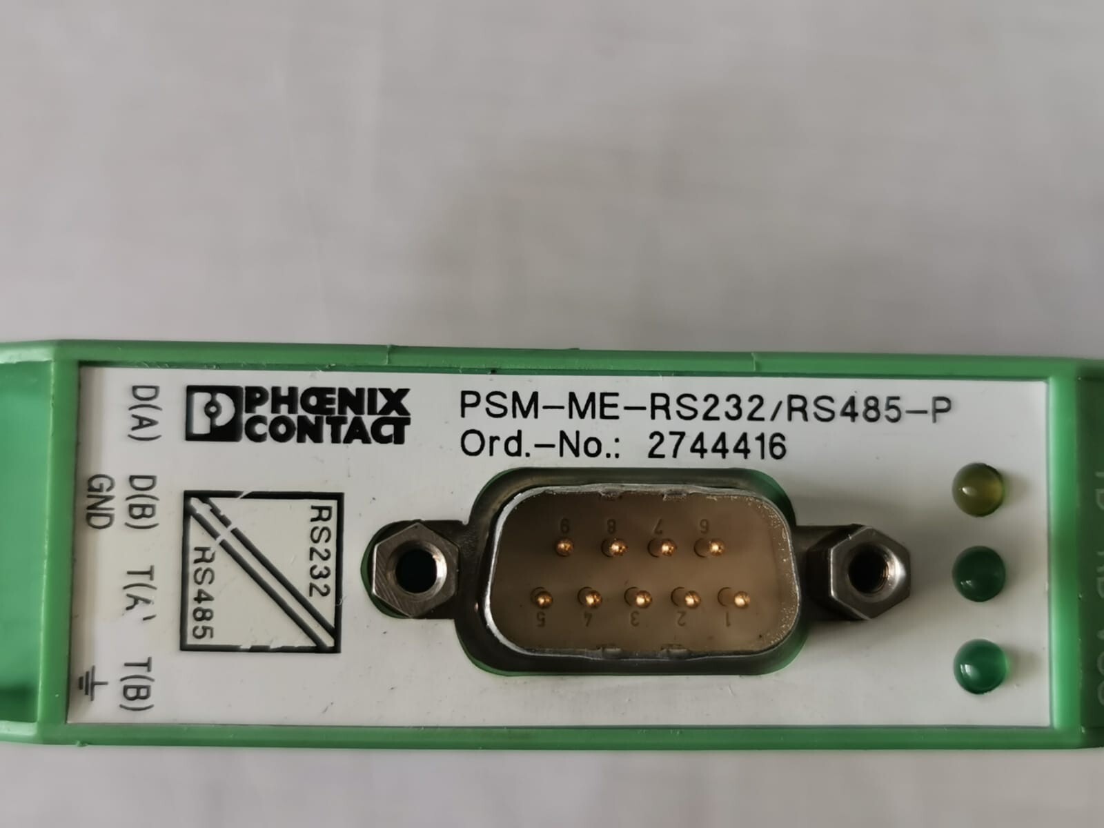 Phoenix Contact RS232/RS485-P PHOENIX CONTACT PSM-ME-RS232/RS485-P INTERFACE CONVERTER 2