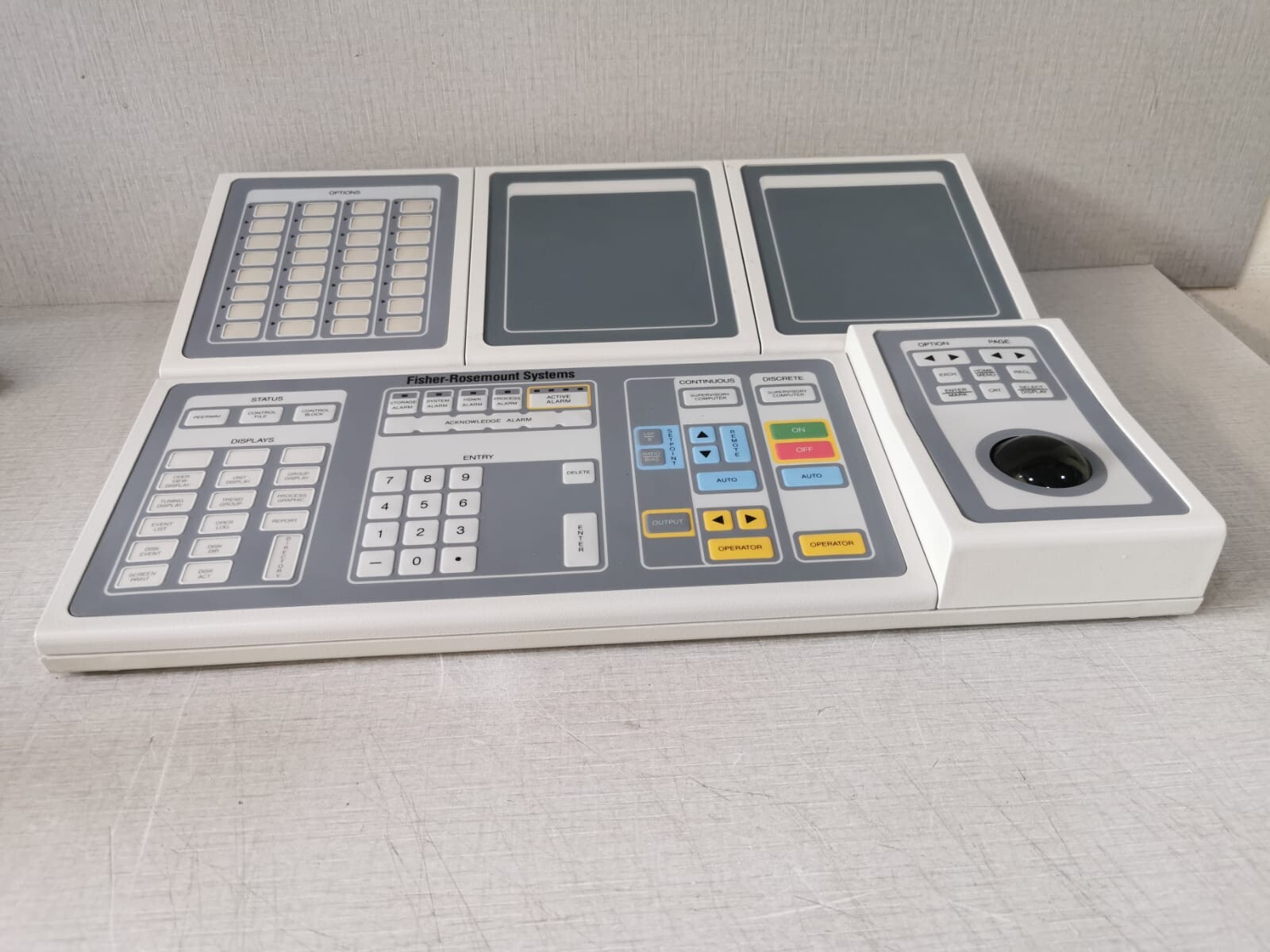 Rosemount FISHER-ROSEMOUNT FISHER-ROSEMOUNT 01984-2372-1001 OPERATOR KEYBOARD WITH TRACKBALL 8