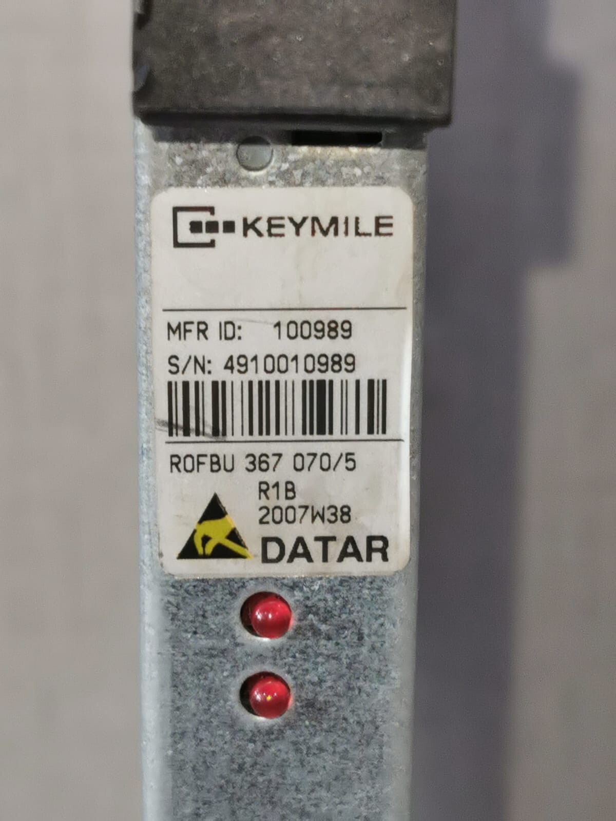 ABB ROFBU-367-070 ABB ROFBU 367 070/5 R1B 2007W38 DATAR 2