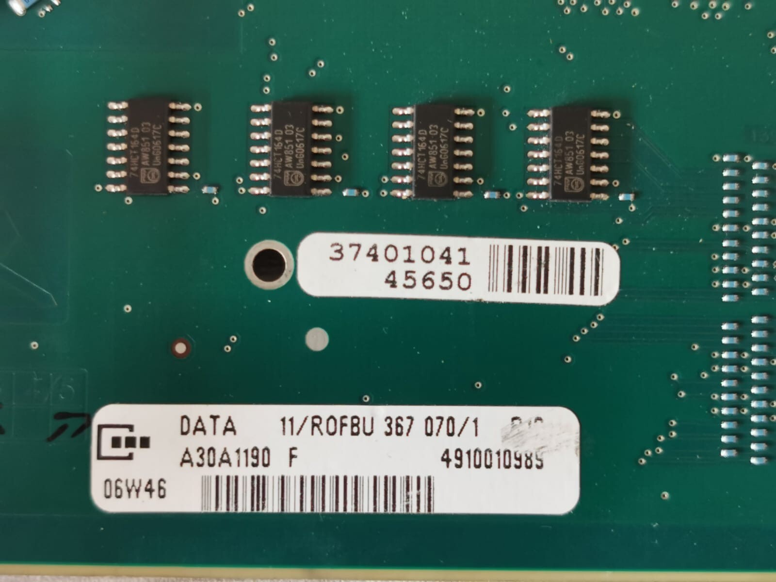 ABB ROFBU-367-070 ABB ROFBU 367 070/5 R1B 2007W38 DATAR 6