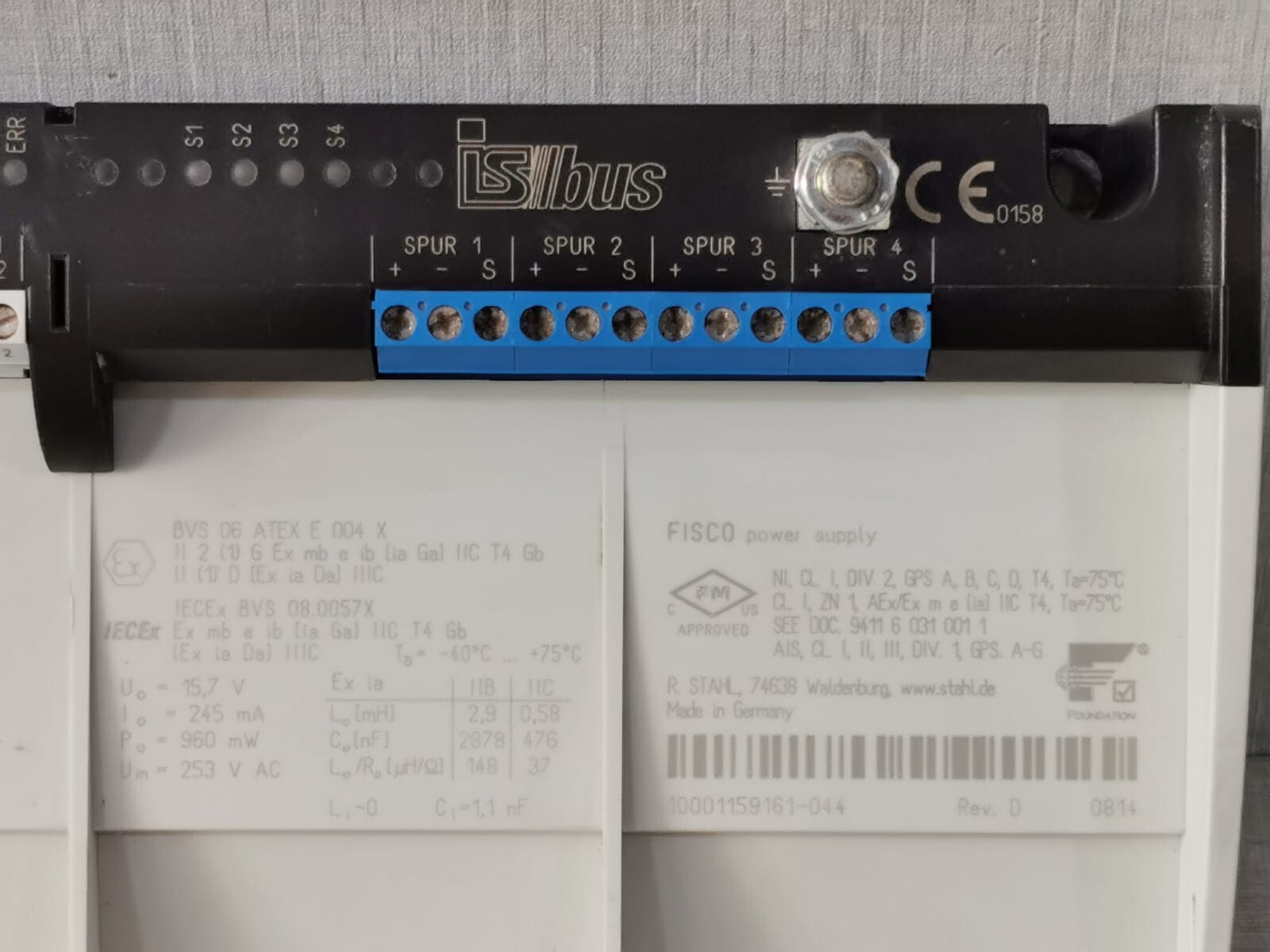 ISbus ISBUS-9411 ISBus 9411/21-210-31 FIELD DEVICE CONTROLLER ZONE 1 5