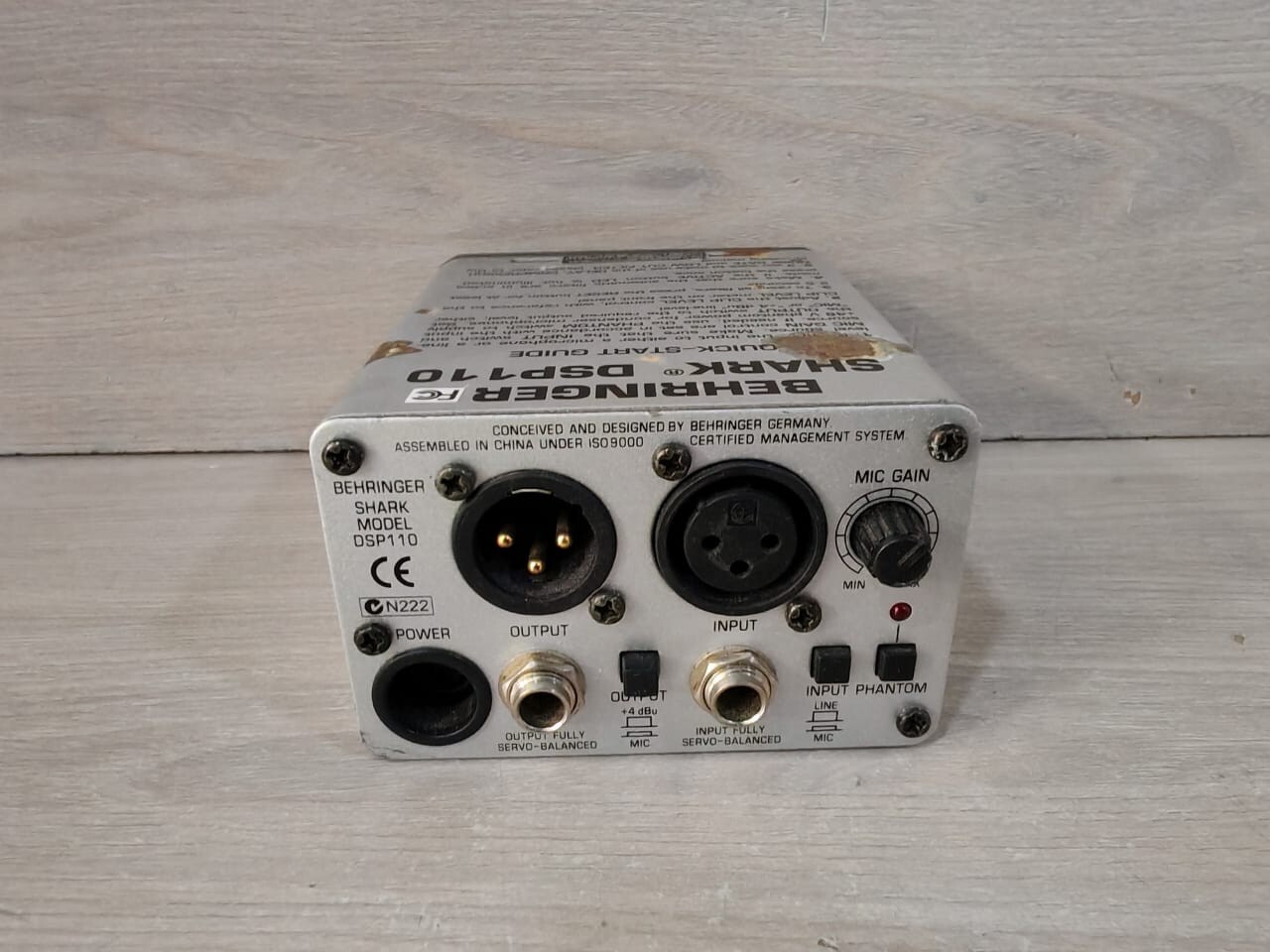 Behringer DSP110 BEHRINGER SHARK DSP110 SIGNAL PROCESSOR 5