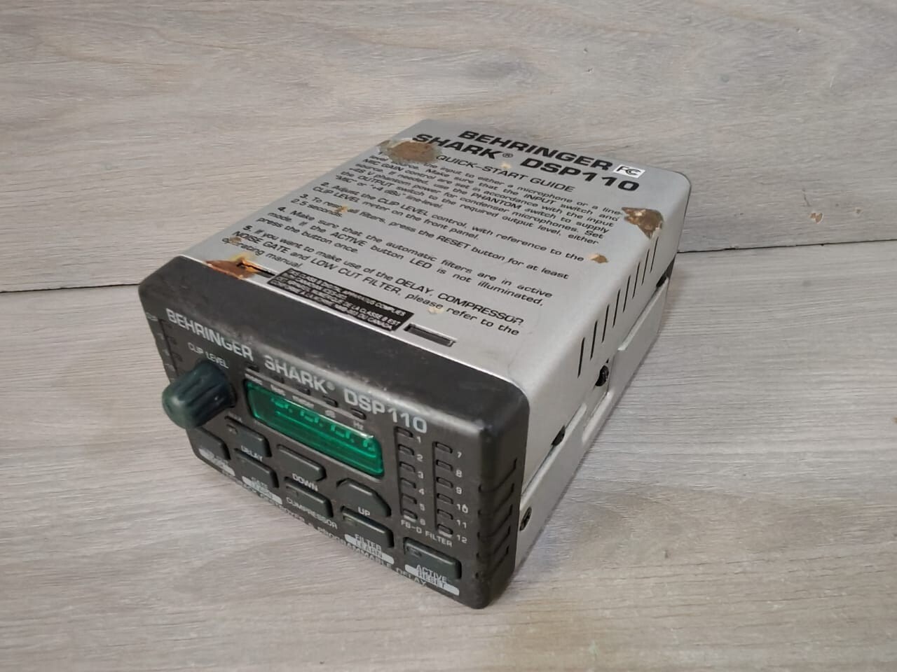 Behringer DSP110 BEHRINGER SHARK DSP110 SIGNAL PROCESSOR 10