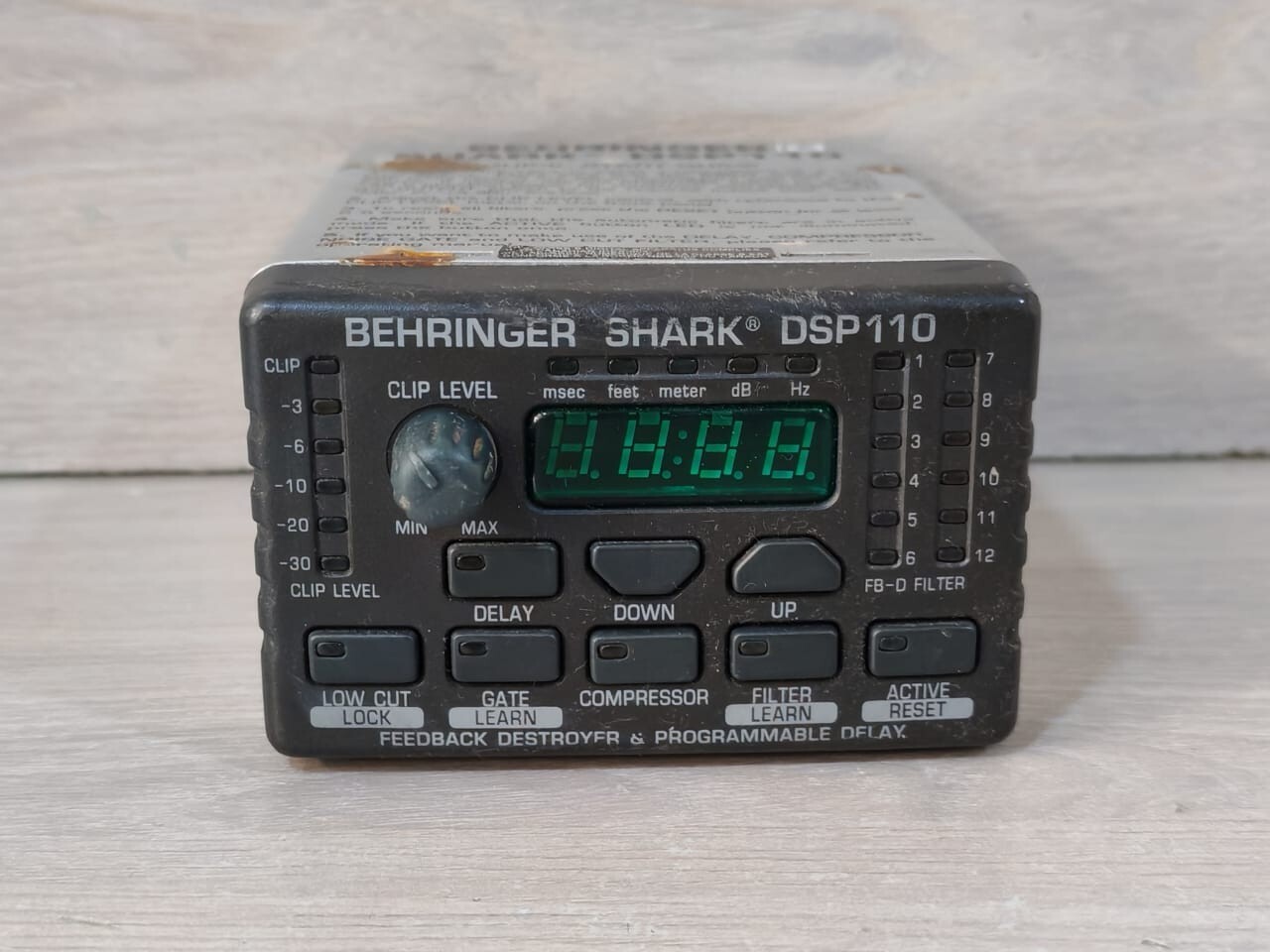 BEHRINGER SHARK DSP110 SIGNAL PROCESSOR
