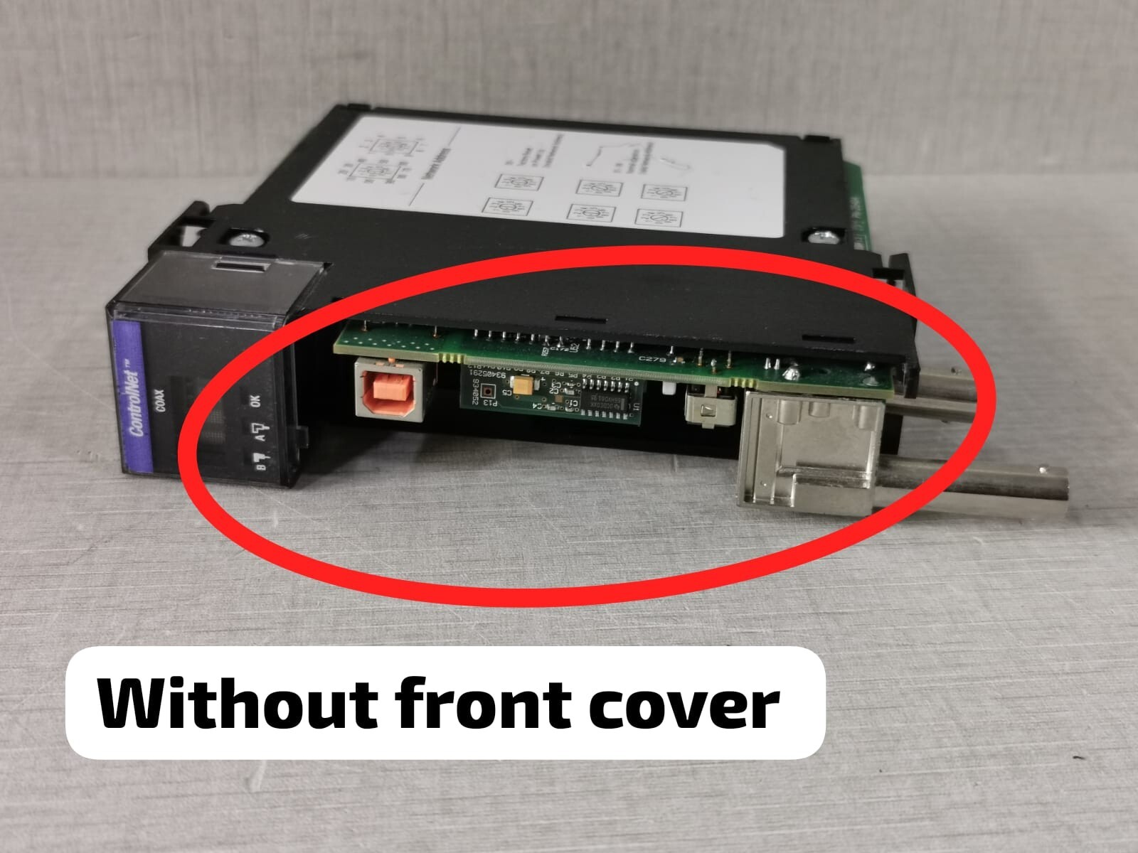 Allen-Bradley PN-27705 ALLEN BRADLEY 1756-CN2R/B PN-27705 F/W 20.013 CONTROLNET COMMUNICATION BRIDGE 8