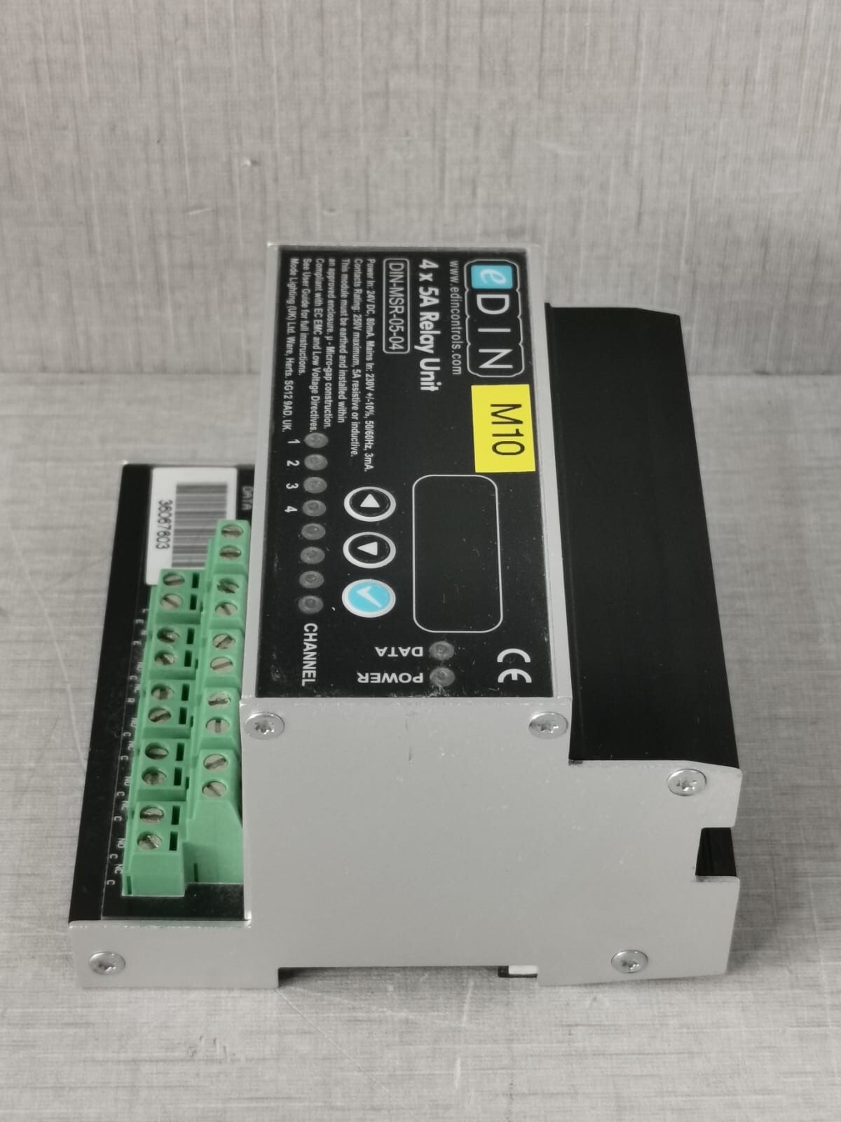 EDIN DIN-MSR-05-04 EDIN DIN-MSR-05-04 4×5A RELAY UNIT MODULE 6