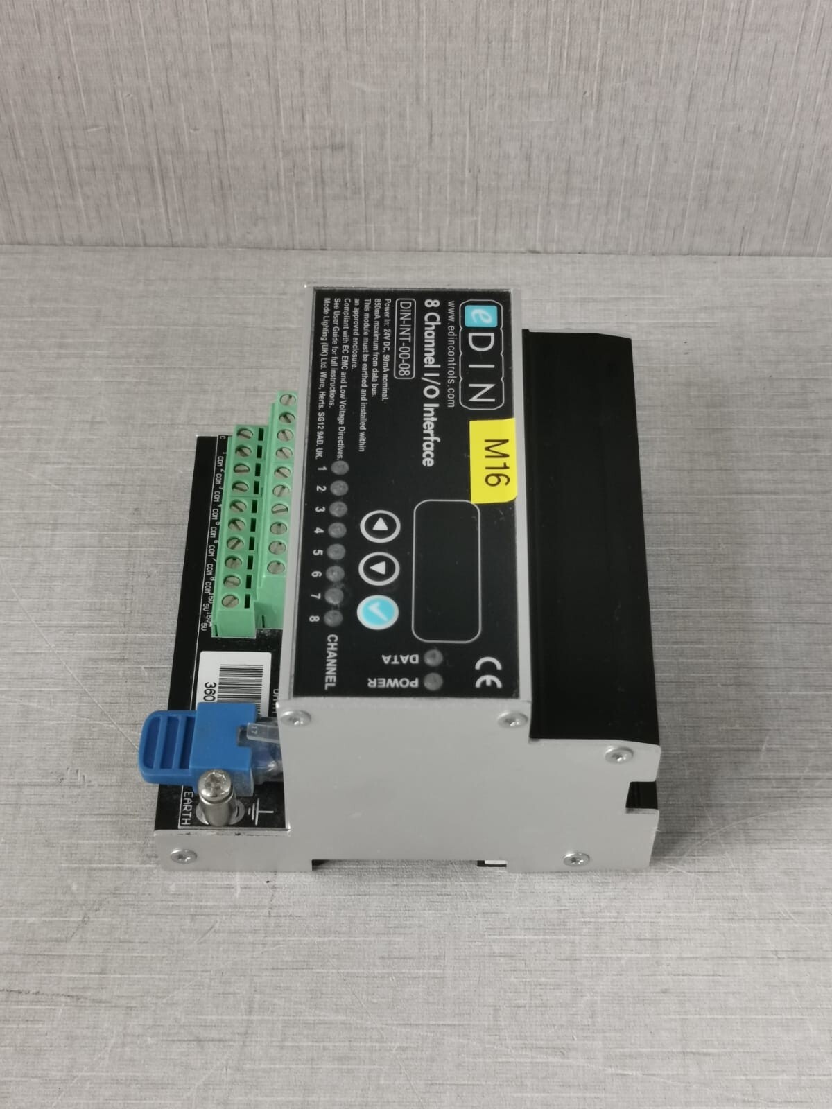 eDIN INT-00-08 EDIN DIN-INT-00-08 8 CHANNEL I/O INTERFACE 24VDC 50mA 6