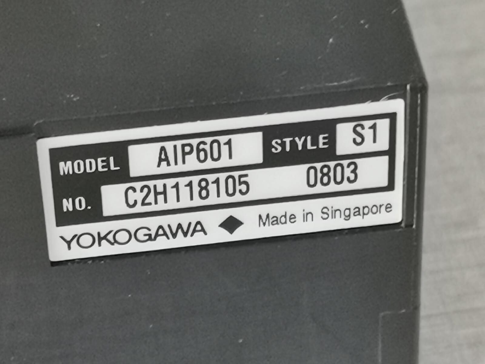 Yokogawa AIP601 YOKOGAWA AIP601 Style S1 2