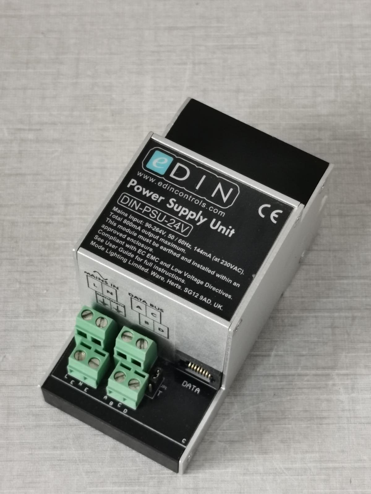 eDIN UNIT-90 eDIN DIN-PSU-24V POWER SUPPLY UNIT 90-264,50/60mA 230VAC 4