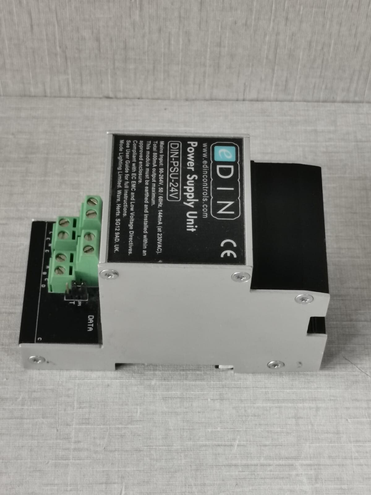 eDIN UNIT-90 eDIN DIN-PSU-24V POWER SUPPLY UNIT 90-264,50/60mA 230VAC 6