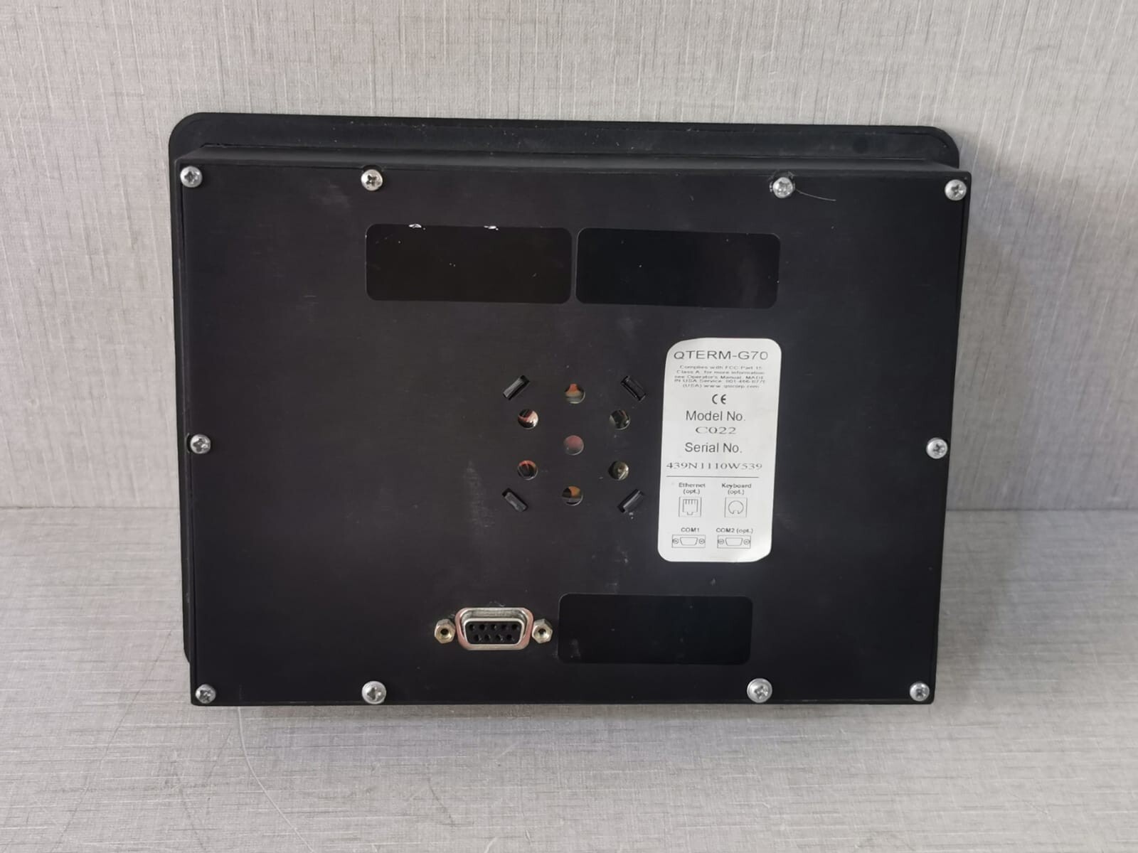 Sensis C022 Sensis Model C022 QTERM-G70 Control Unit Display 8