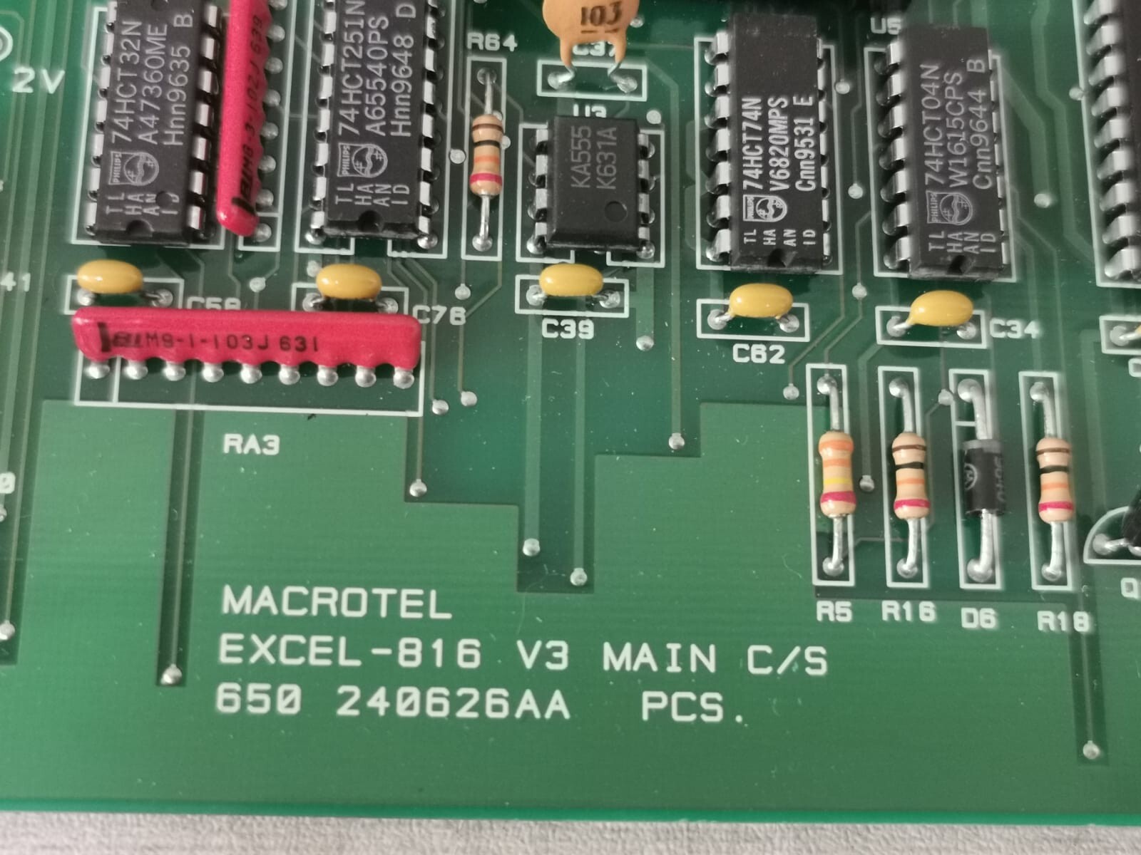 Macrotel 650 240626AA/ GA41-10497A Macrotel EXCEL-816 650 240626AA/ GA41-10497A Mother Board 2
