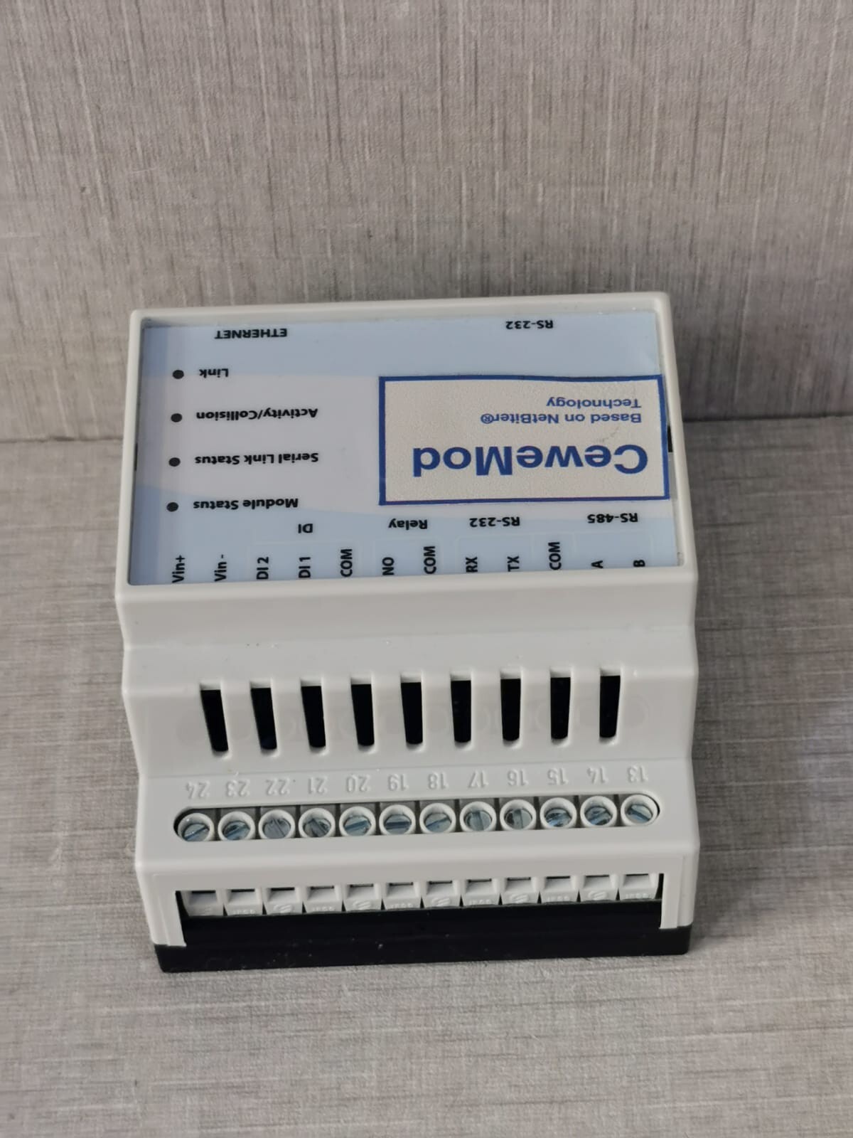 Cewe/NetBiter 0110123201 Cewe/NetBiter 0110 1232 01 / 0110123201 Supply Voltage 9-28 VDC 2W 6
