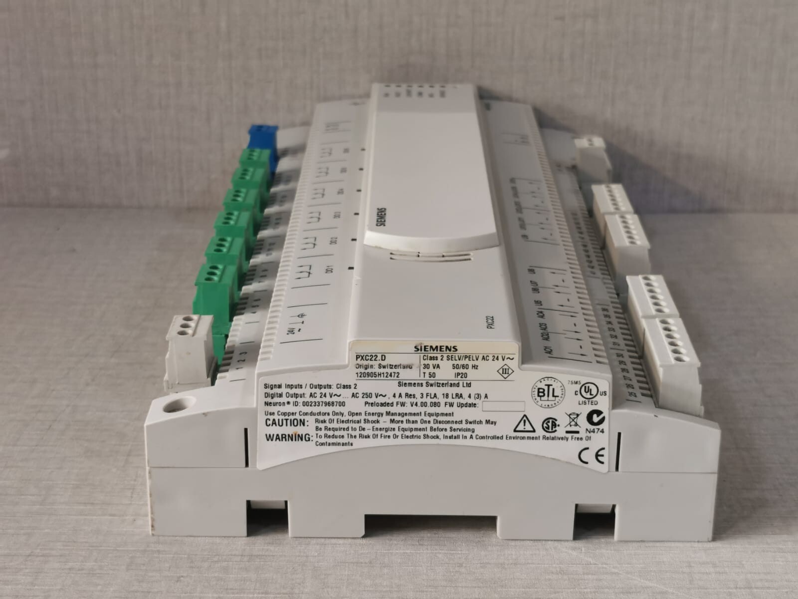 Siemens PXC22.D SIEMENS PXC22.D AUTOMATION STATION 3
