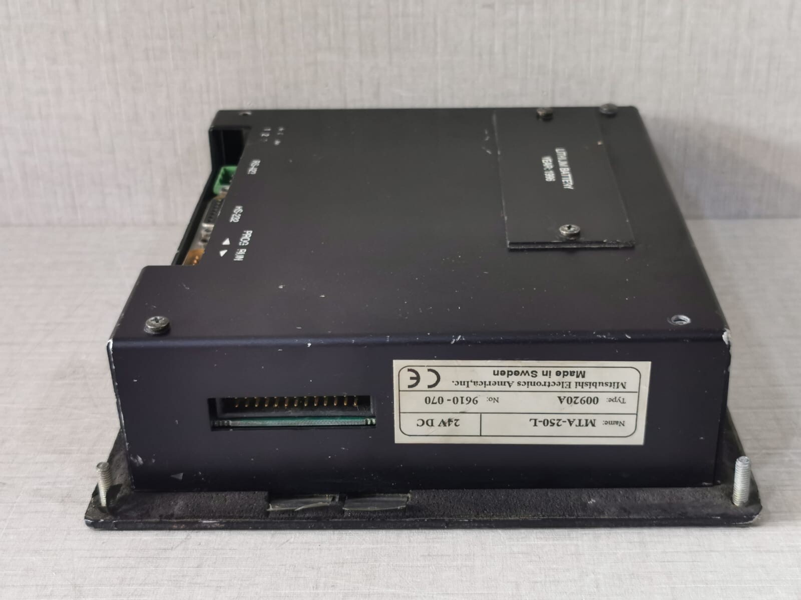 Mitsubishi 00920A Mitsubishi MTA 250 L MTA 250 L Operator Interface 00920A 6