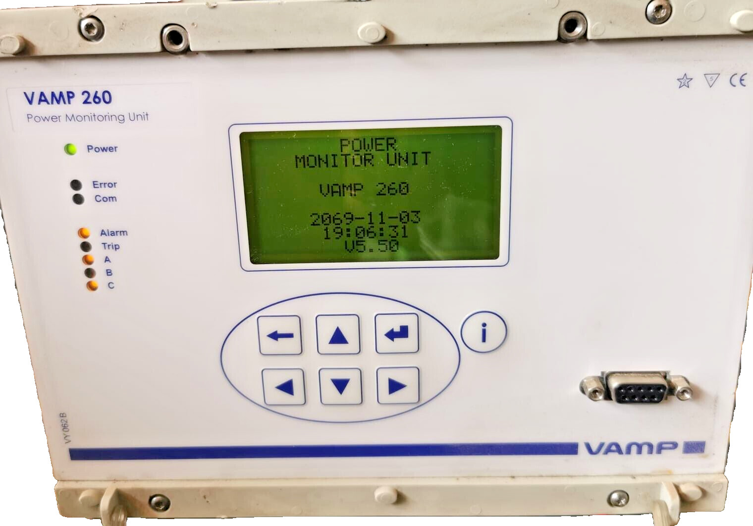 VAMP LTD. VAMP260-011094 VAMP LTD. VAMP 260 POWER MONITORING UNIT VAMP260-011094 3