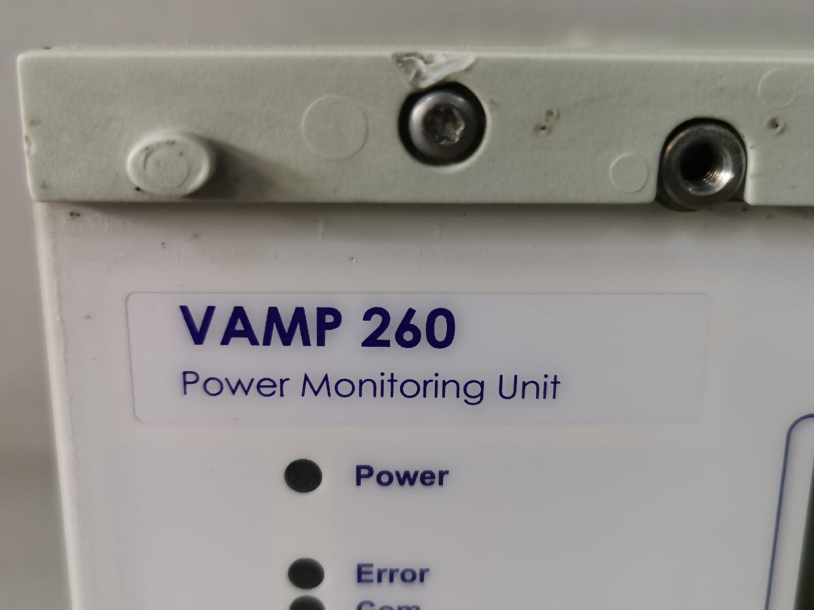 VAMP LTD. VAMP260-011094 VAMP LTD. VAMP 260 POWER MONITORING UNIT VAMP260-011094 6