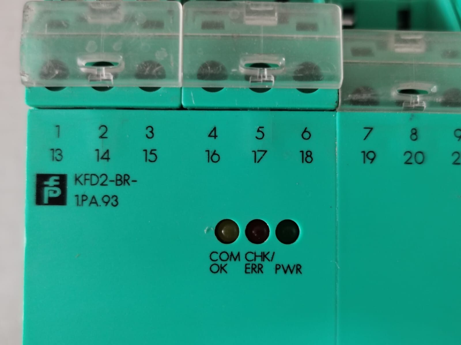 PEPPERL+FUCHS 44765 PEPPERL+FUCHS KFD2-BR-1.PA.93 TRANSFORMER ISOLATED AMPIFIER 44765 2