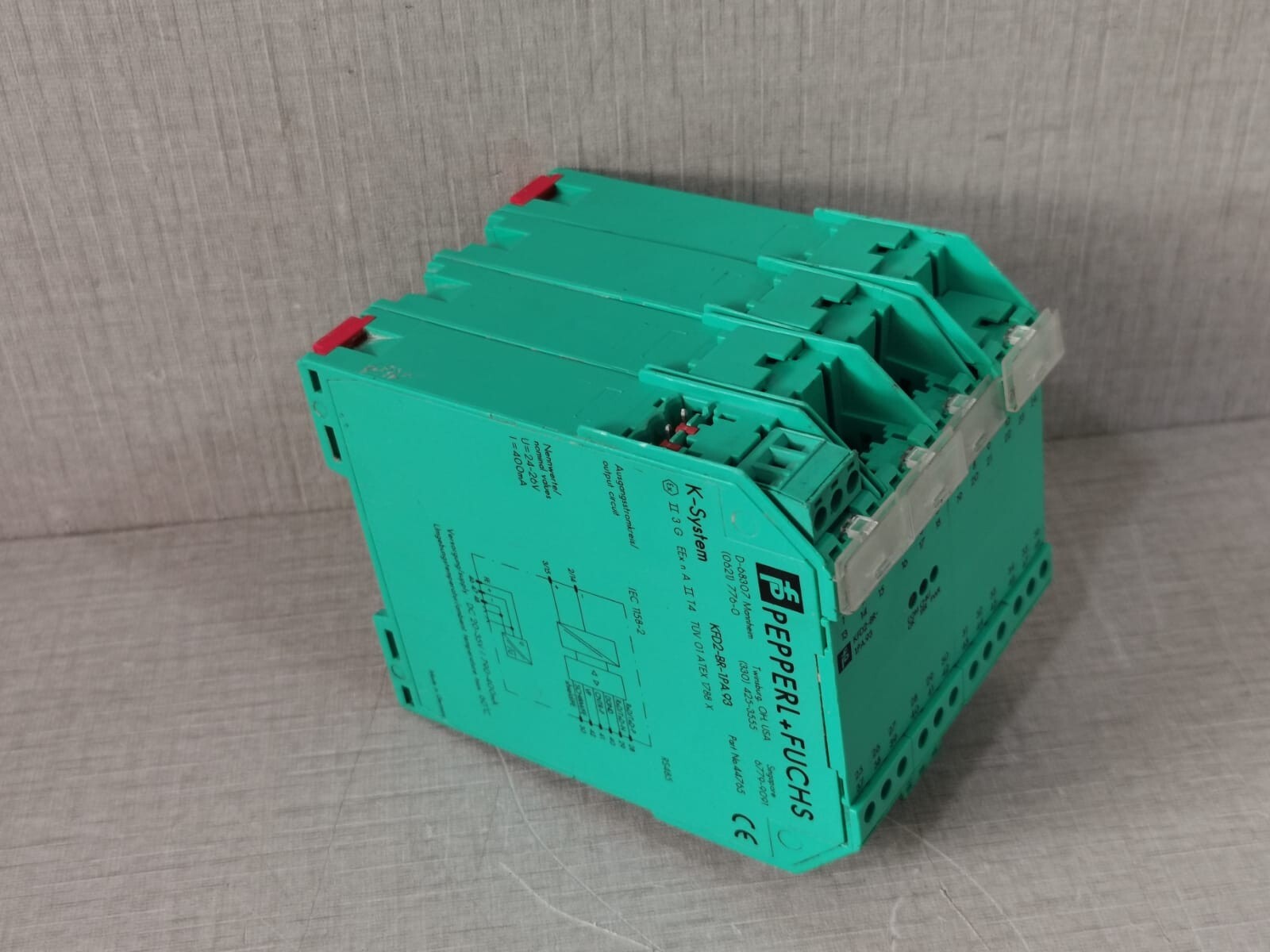 PEPPERL+FUCHS 44765 PEPPERL+FUCHS KFD2-BR-1.PA.93 TRANSFORMER ISOLATED AMPIFIER 44765 8
