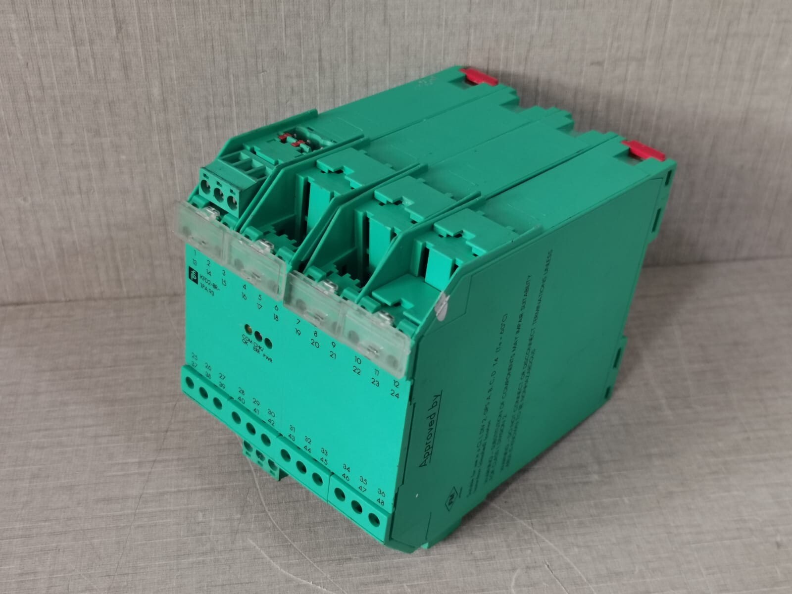 PEPPERL+FUCHS 44765 PEPPERL+FUCHS KFD2-BR-1.PA.93 TRANSFORMER ISOLATED AMPIFIER 44765 9