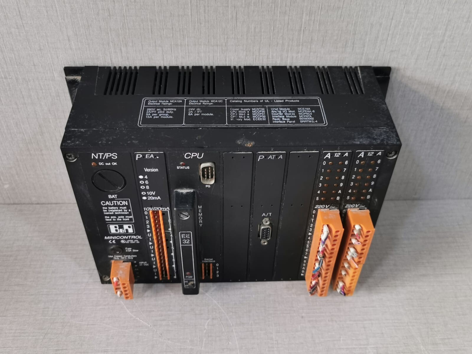 B&R Minicontrol NT/PS MCGE33-0 4
