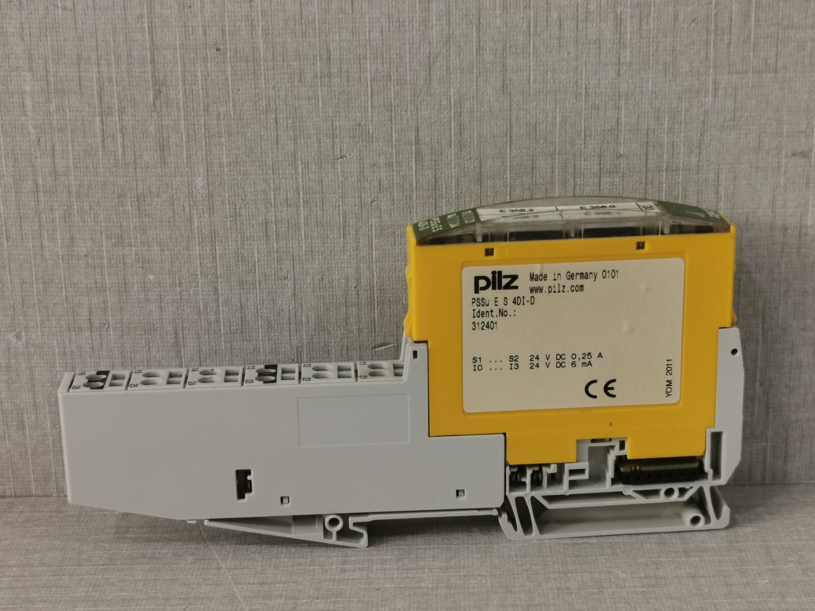 Pilz 312401 PILZ PSSu E S 4DI-D DIGITAL INPUT MODULE 312401 5