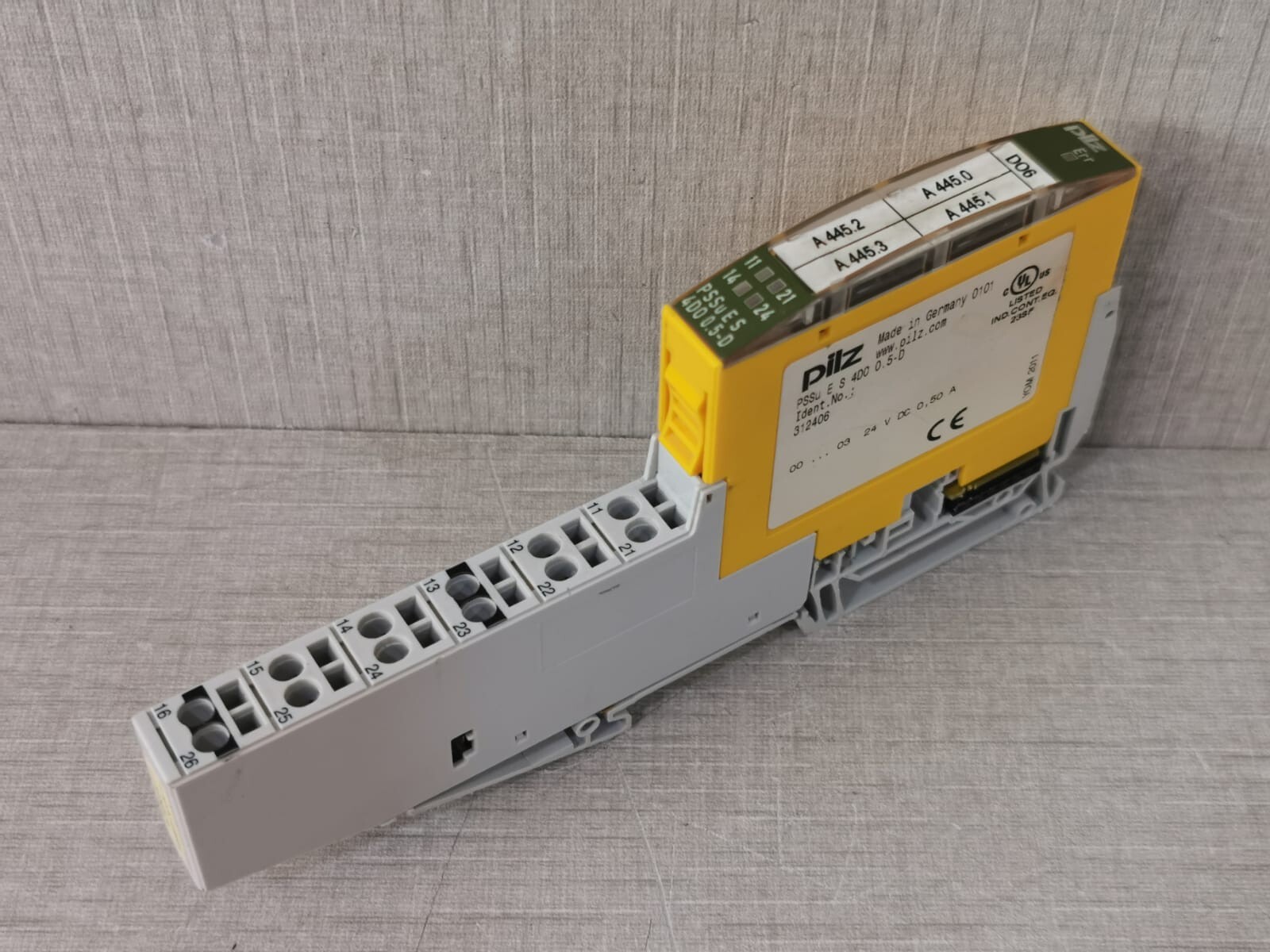 Pilz 312406 PILZ PSSu E S 4DO 0.5-D ELECTRONIC MODULE 312406 10