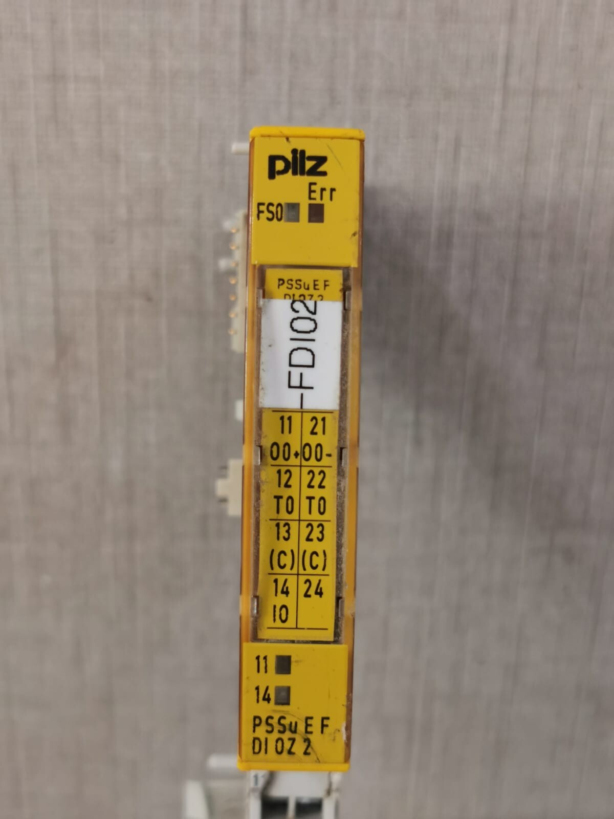 Pilz 312220 PILZ PSSu E F DI OZ 2 SAFETY I/O MODULE 312220 3